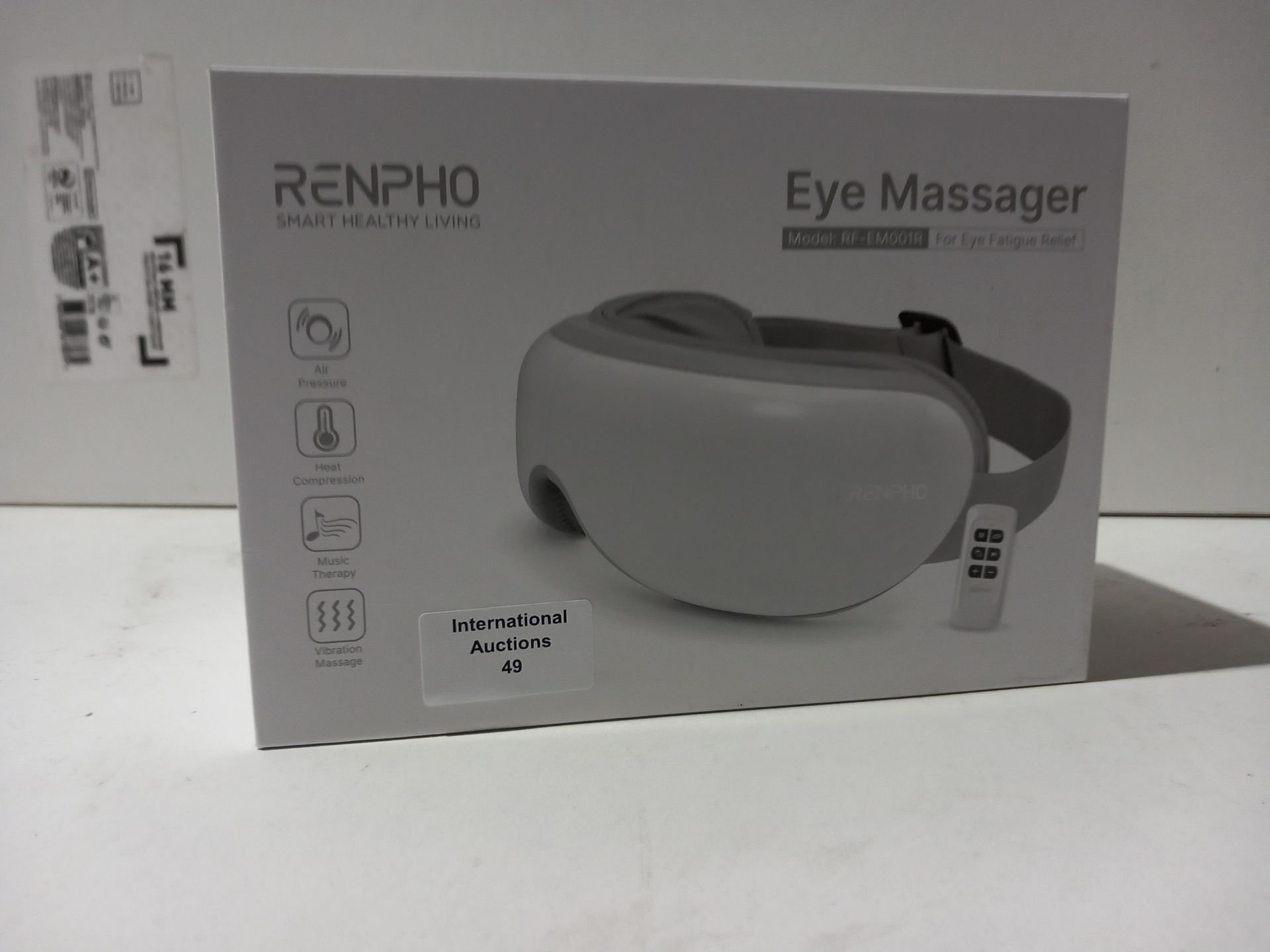 RRP £57.90 RENPHO - Eye Massager with Remote Control & Heat - Image 2 of 2