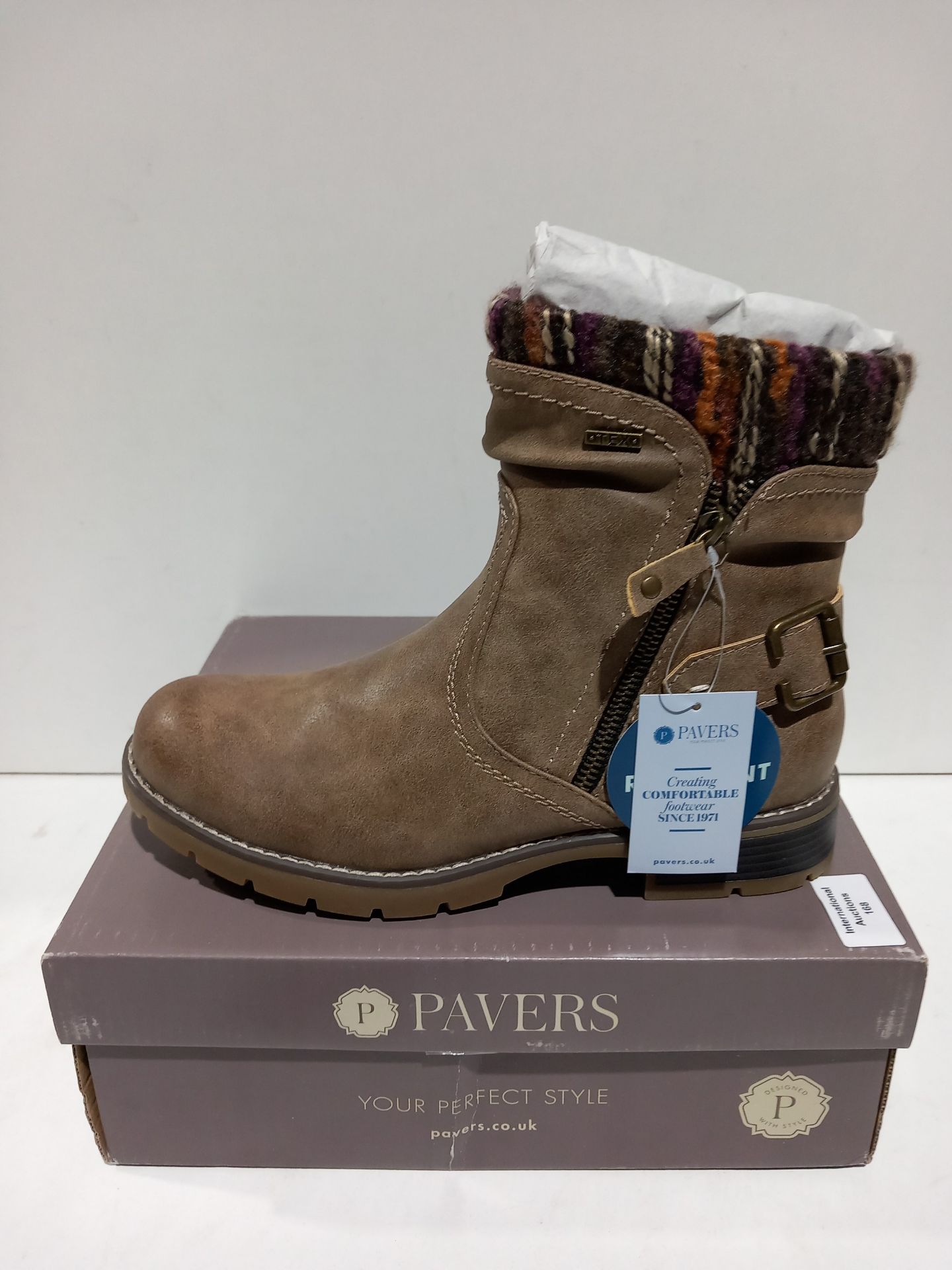 RRP £39.98 Pavers Water Resistant Ankle Boots for Women - Image 2 of 2