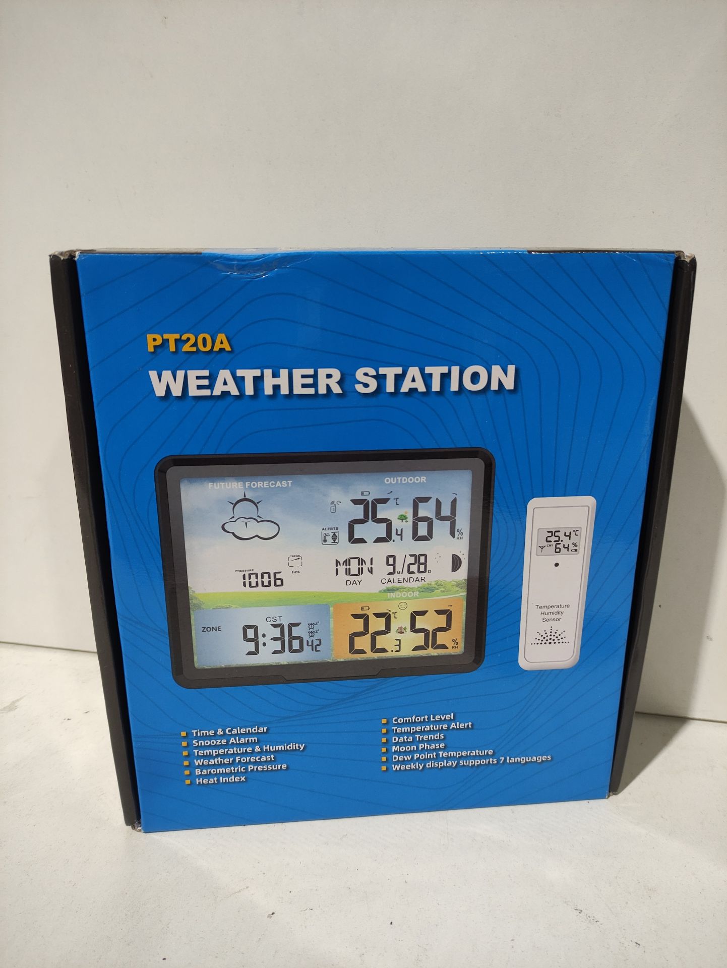 RRP £38.99 Kalawen Latest Digital Weather Station for Home with - Image 2 of 2