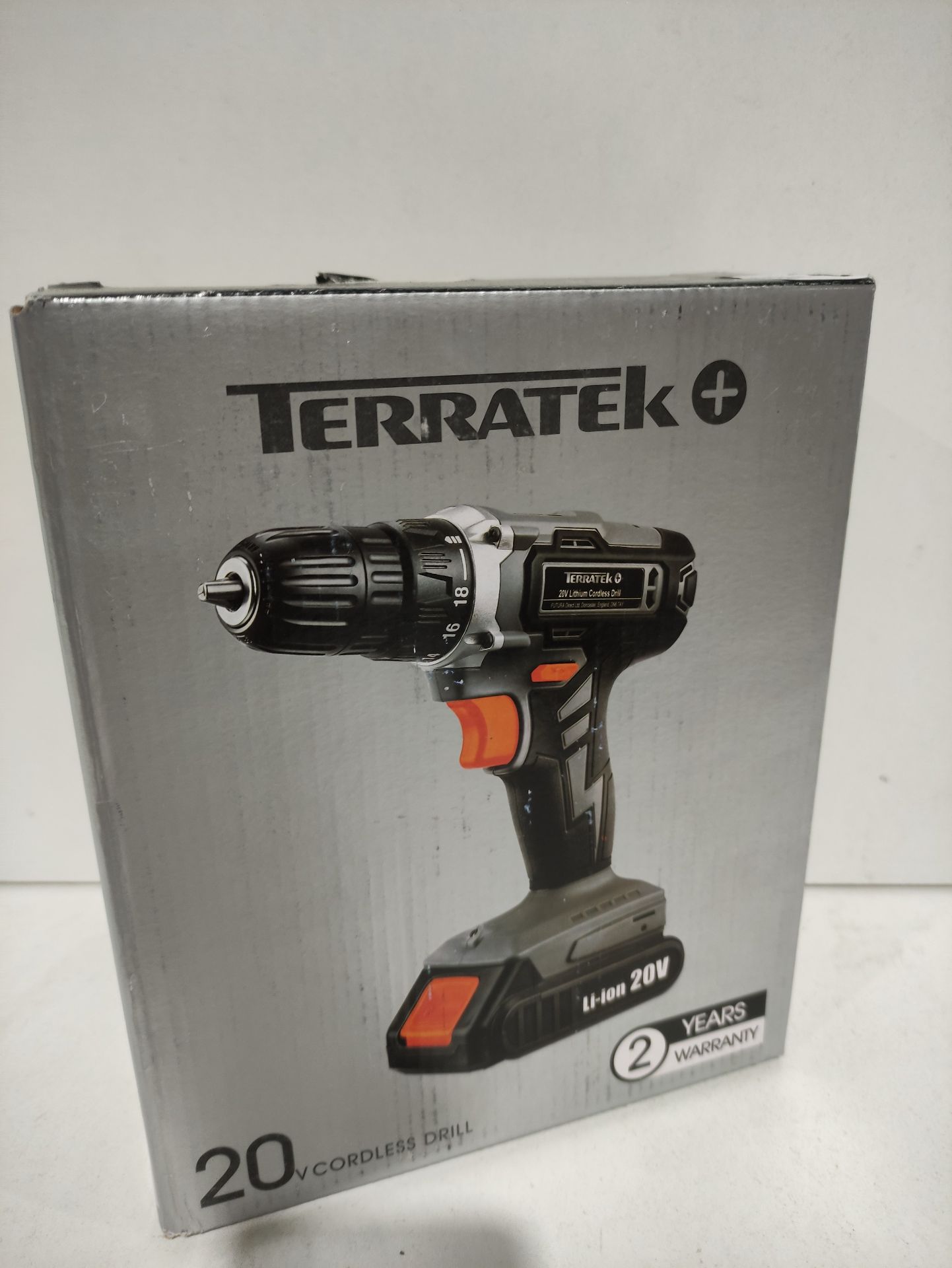 RRP £26.99 Terratek 13Pc Cordless Drill Driver 20V-Max Li-Ion Battery 1 Hour Fast charge - Image 2 of 2