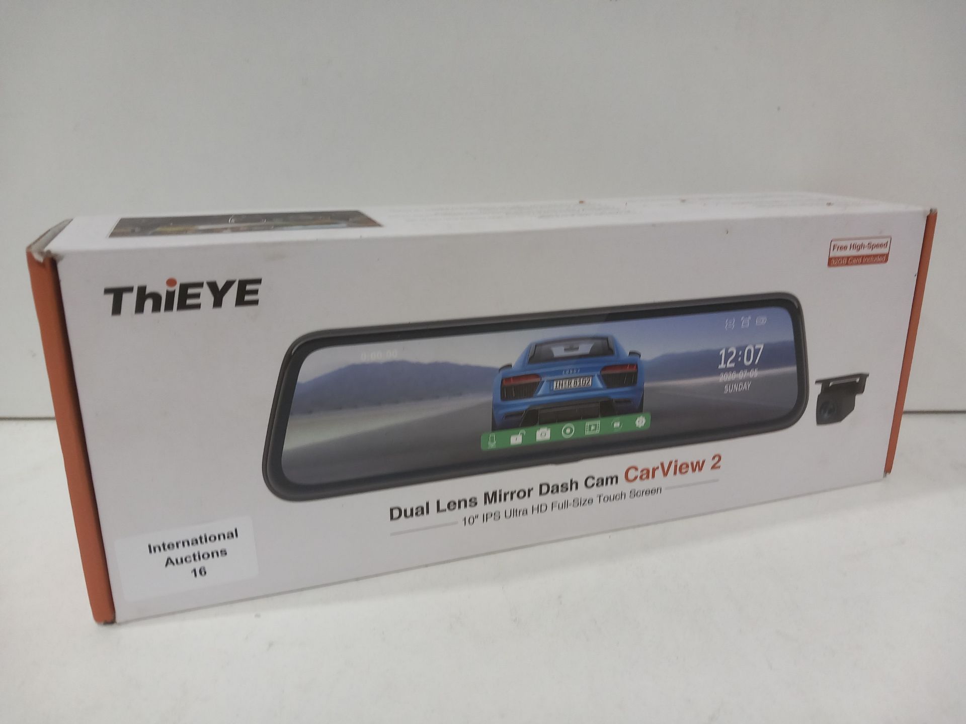 RRP £94.98 ThiEYE Carview 2 Mirror Dash Cam 1080P Dual Dash Camera - Image 2 of 2