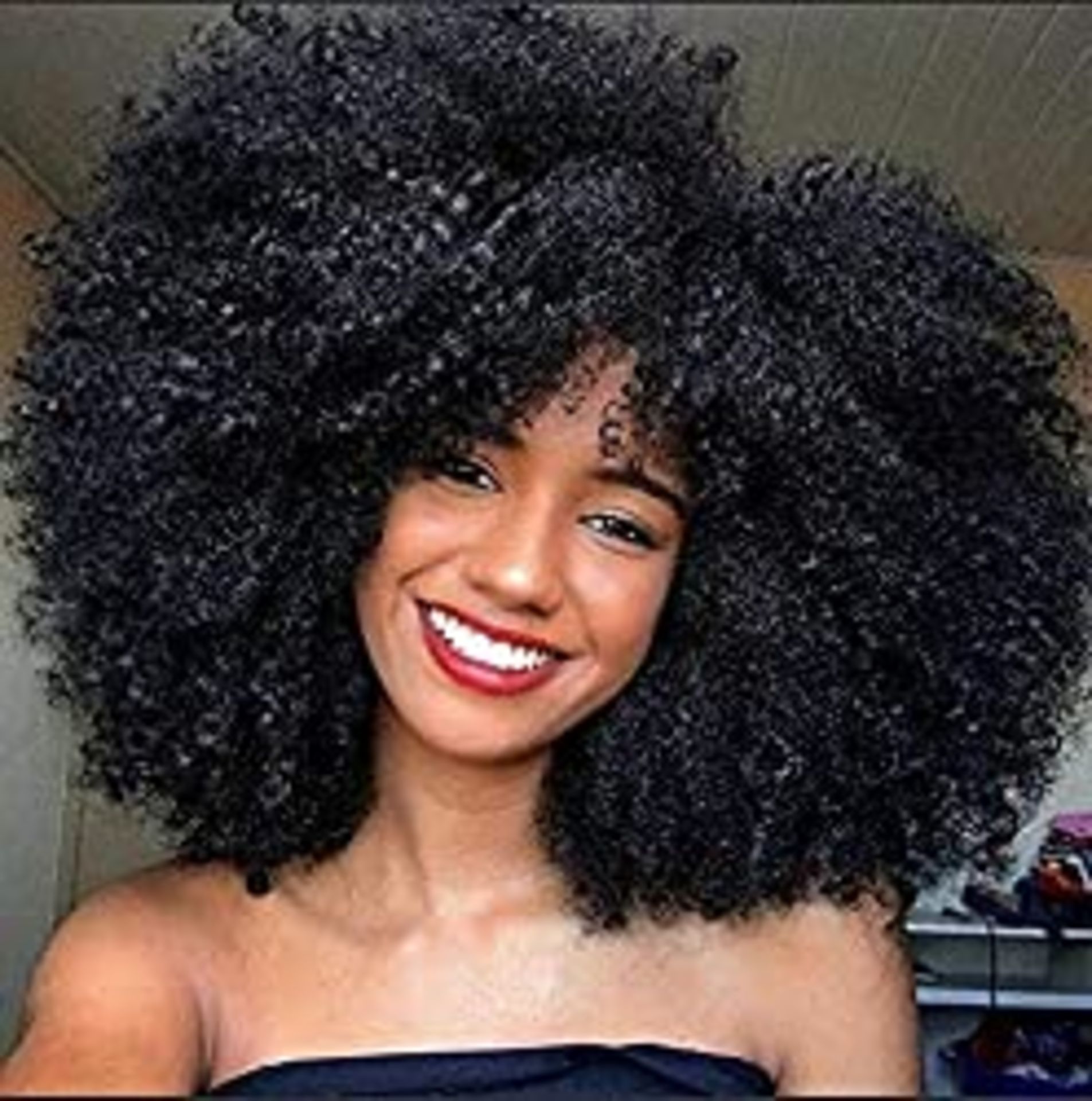 RRP £31.88 Short Curly Afro Wig for Black Women Kinky Curly Hair