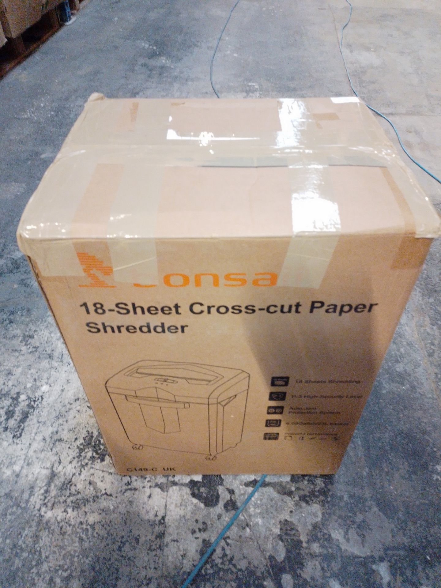RRP £159.98 Bonsaii Heavy Duty Paper Shredder - Image 2 of 2