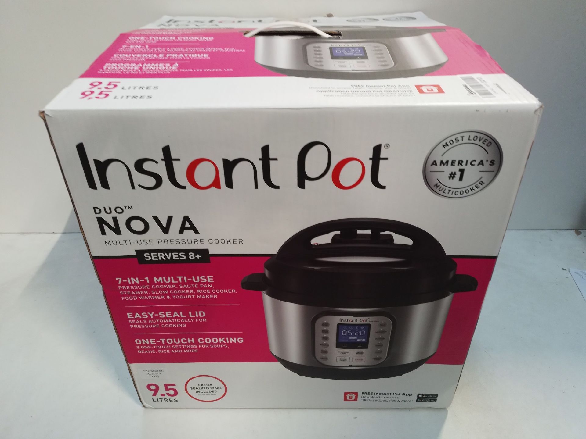 RRP £99.98 Instant Pot Duo Nova Electric Multi-Use Pressure Cooker - Image 2 of 2