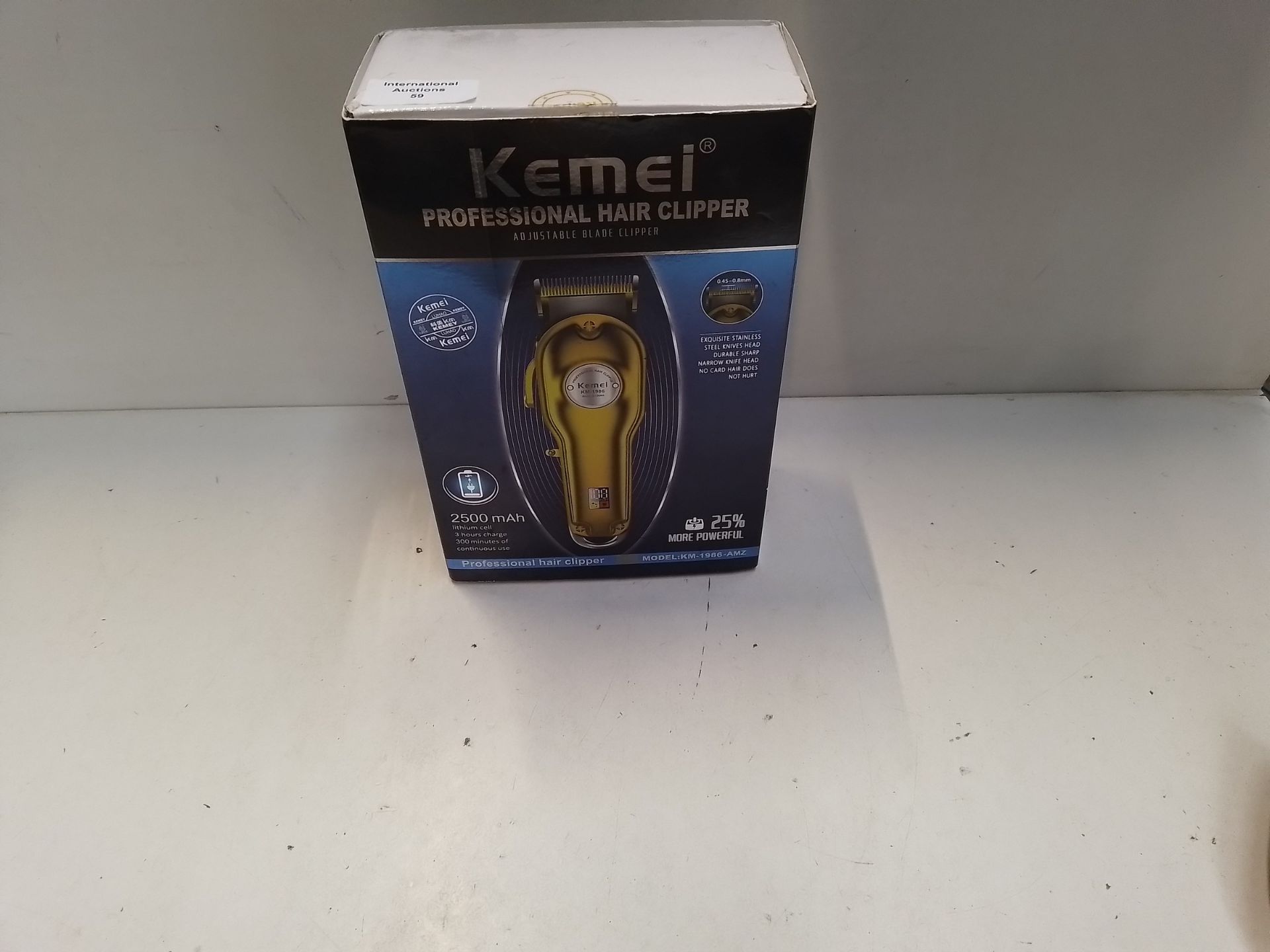 RRP £35.99 Kemei Professional Hair Clippers Hair Trimmer for Men - Image 2 of 2