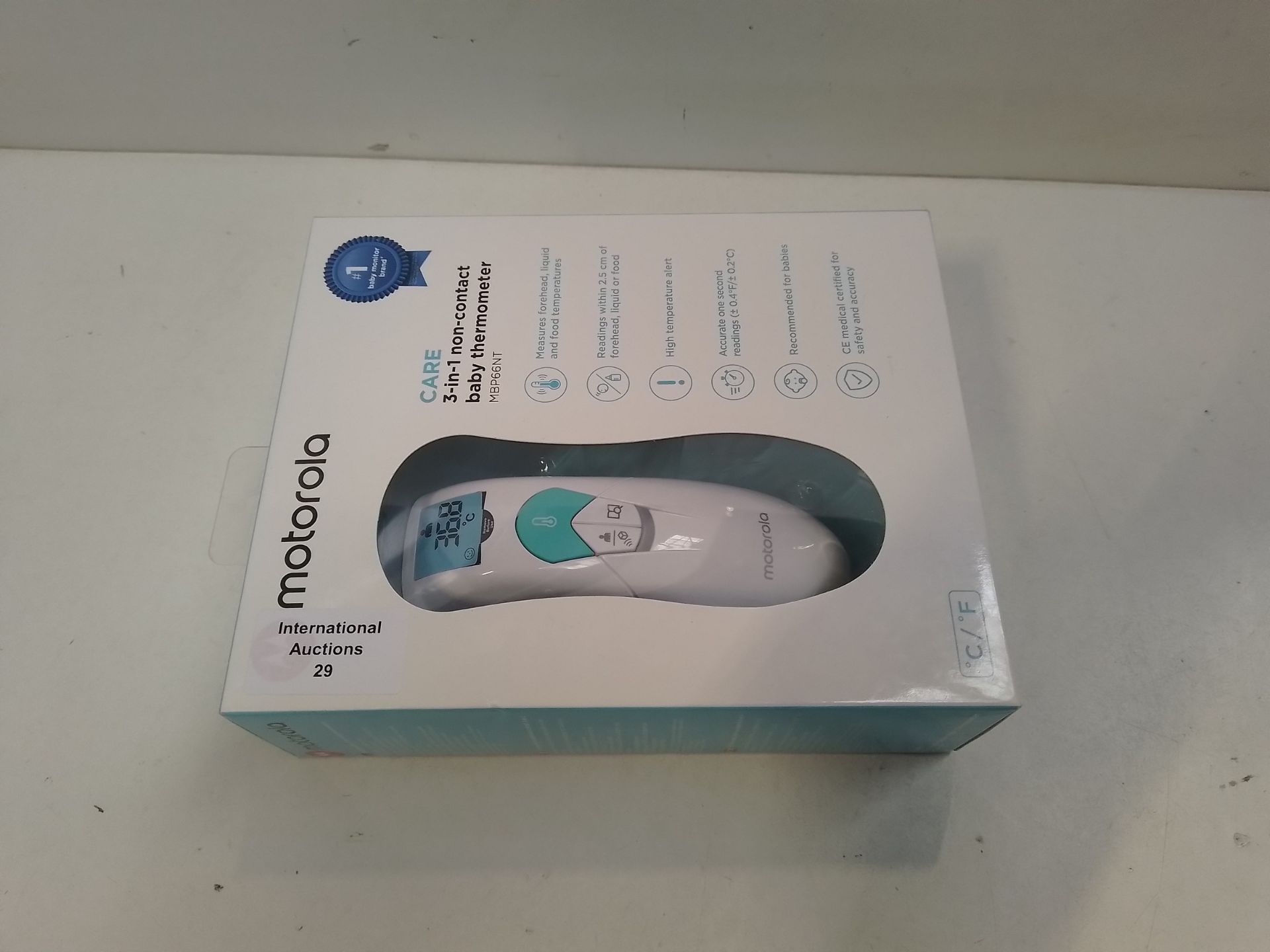 RRP £18.98 Motorola MBP66NT Digital Contactless Thermometer - Image 2 of 2