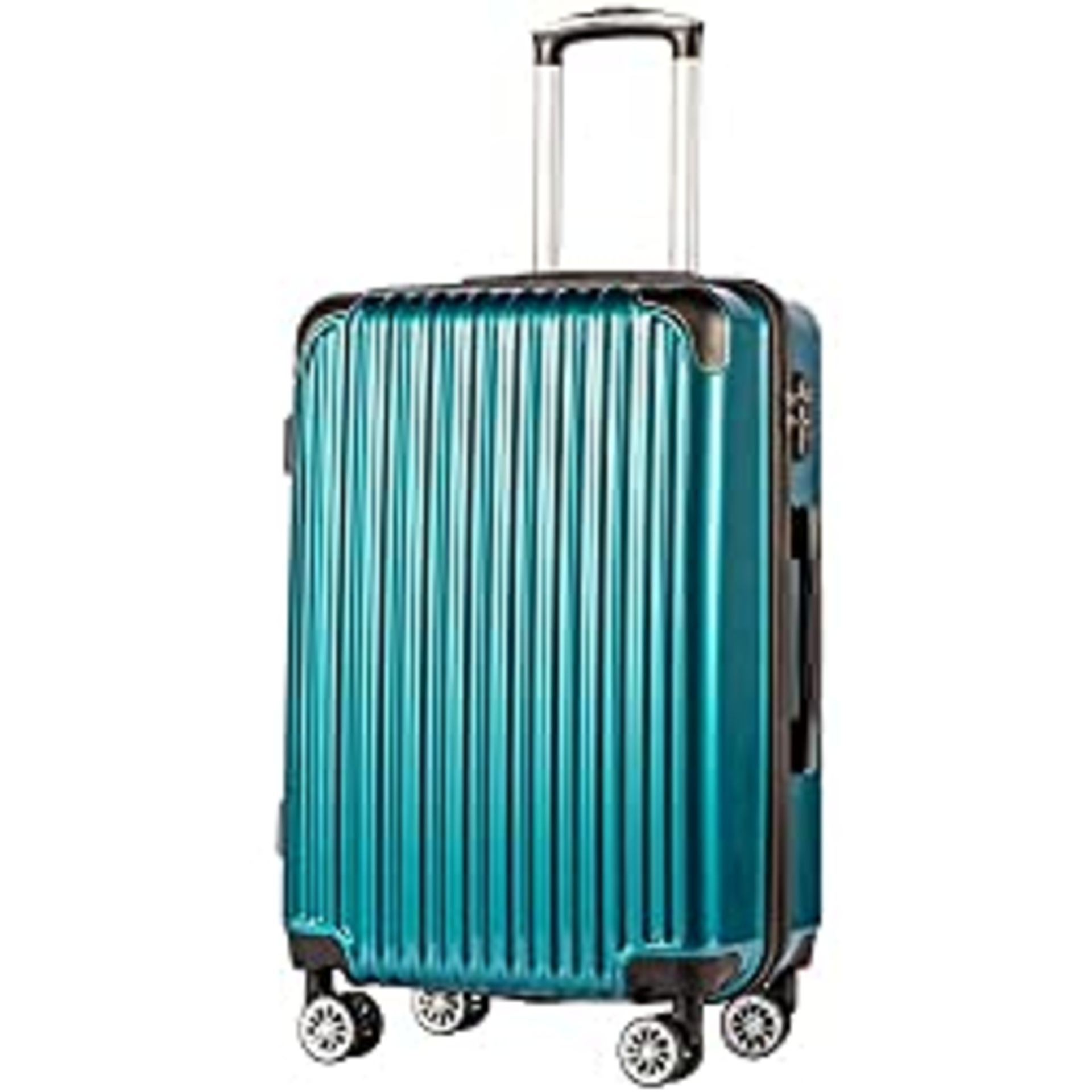 RRP £89.99 COOLIFE Suitcase Trolley Carry On Hand Cabin Luggage