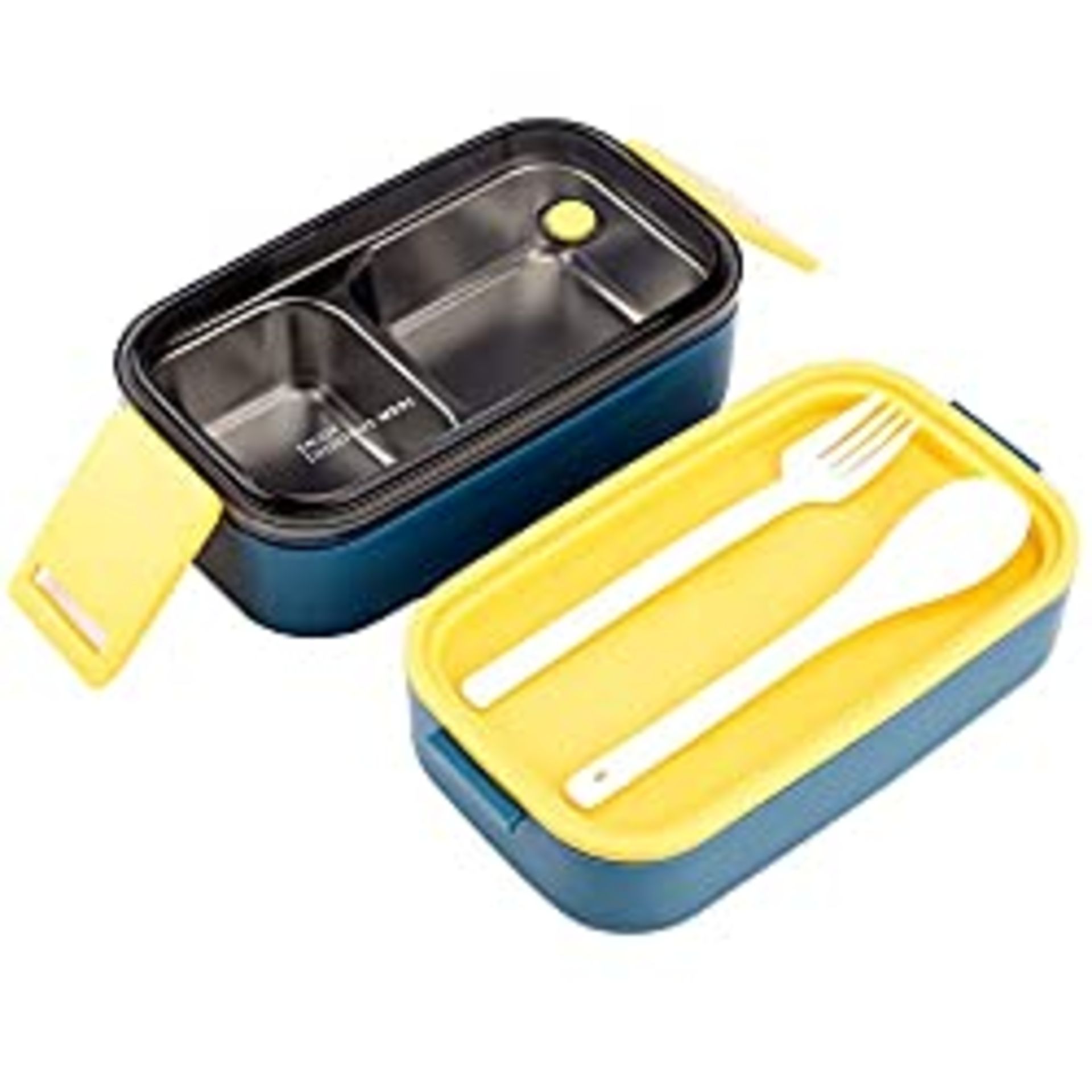 RRP £18.98 Gukasxi Stainless Steel Lunch Box Bento Box Double