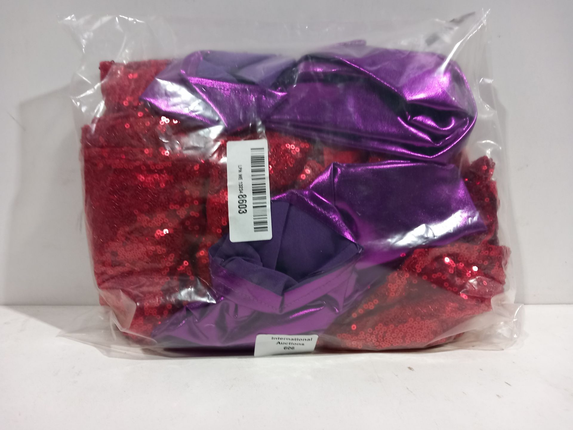 RRP £43.64 NUWIND Jessica Rabbit Womens Dress Red Sexy Sequin - Image 2 of 2