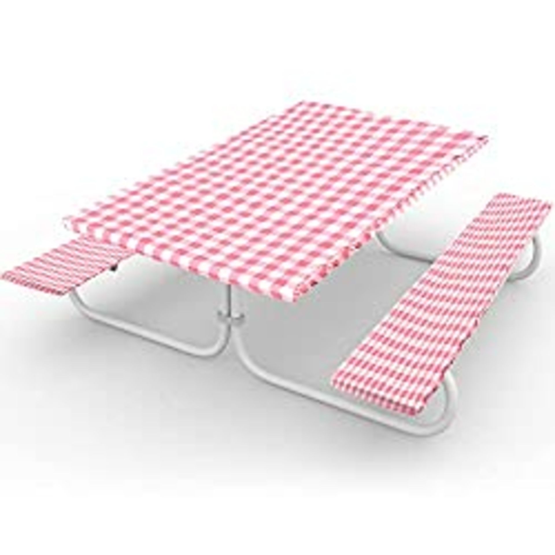 RRP £14.00 3 Packs Plaid Vinyl Picnic Table and Bench Cover for