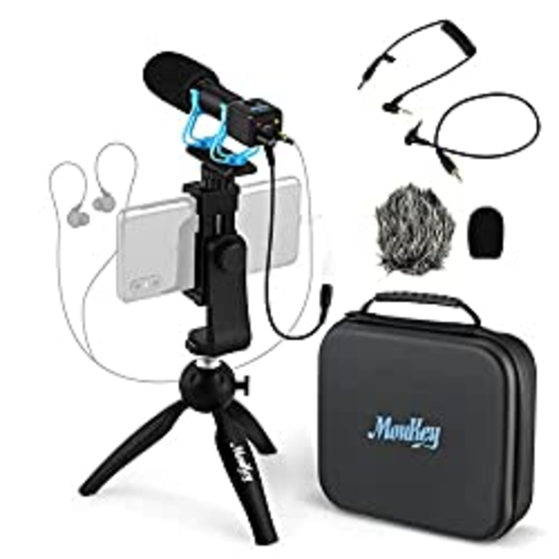 RRP £28.04 Moukey Smartphone Camera Video Microphone Kit