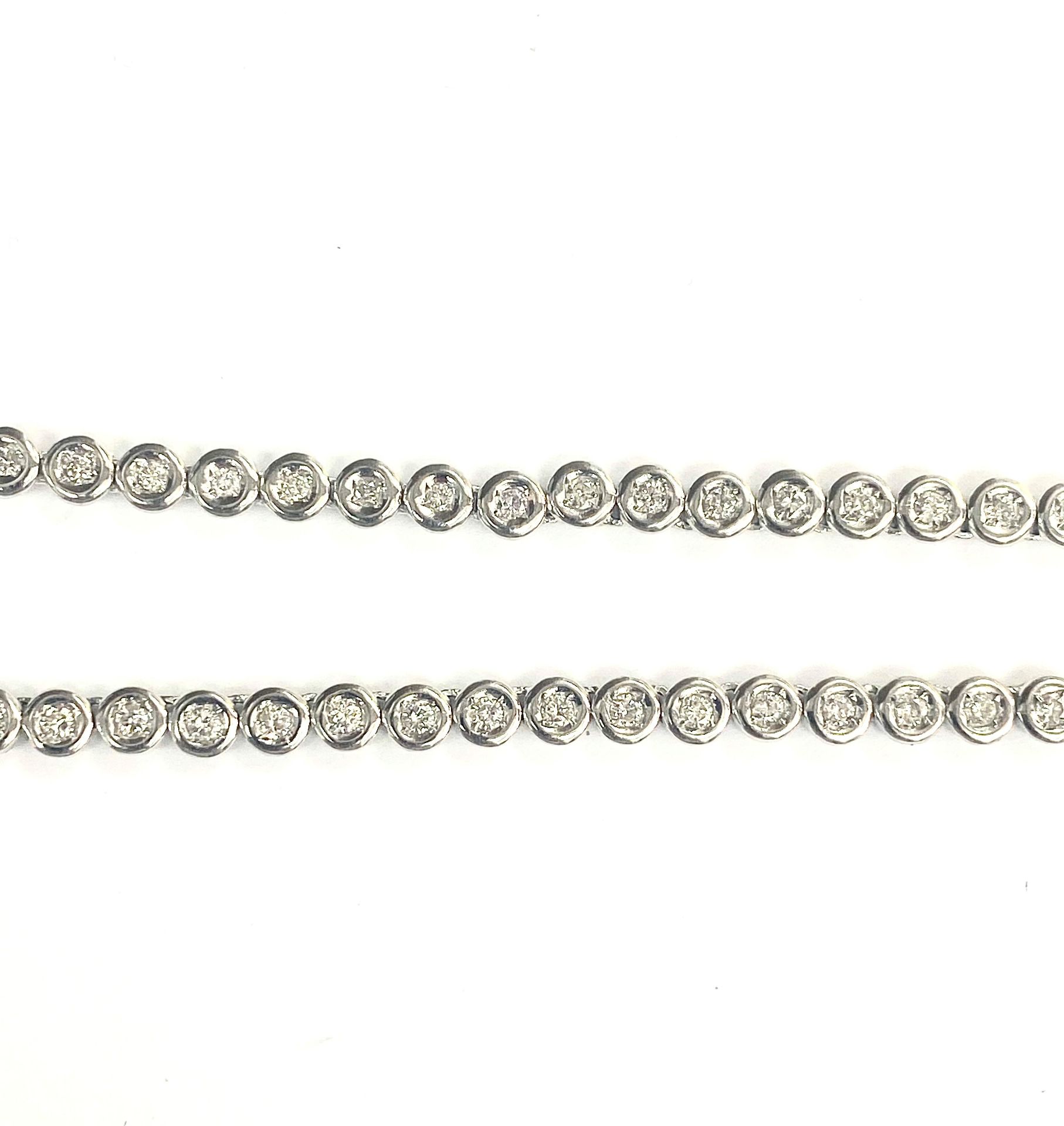 Platinum Tennis Diamond Collarate 2.00 Carats - Valued by IDI £11,000.00 - Platinum Tennis Diamond