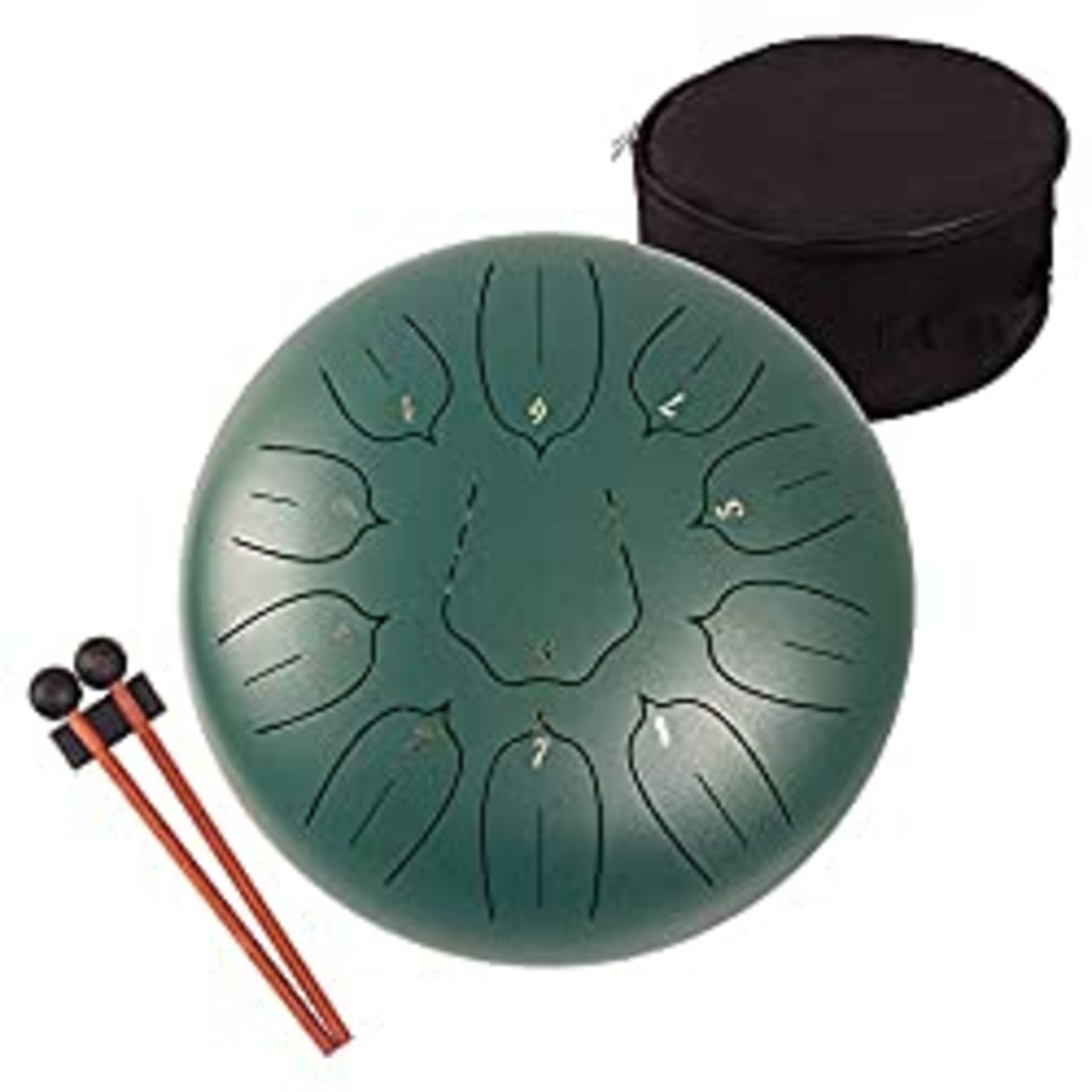 RRP £65.81 Lomuty 12 Inches 30 CM Steel Tongue Drum-11 Notes C