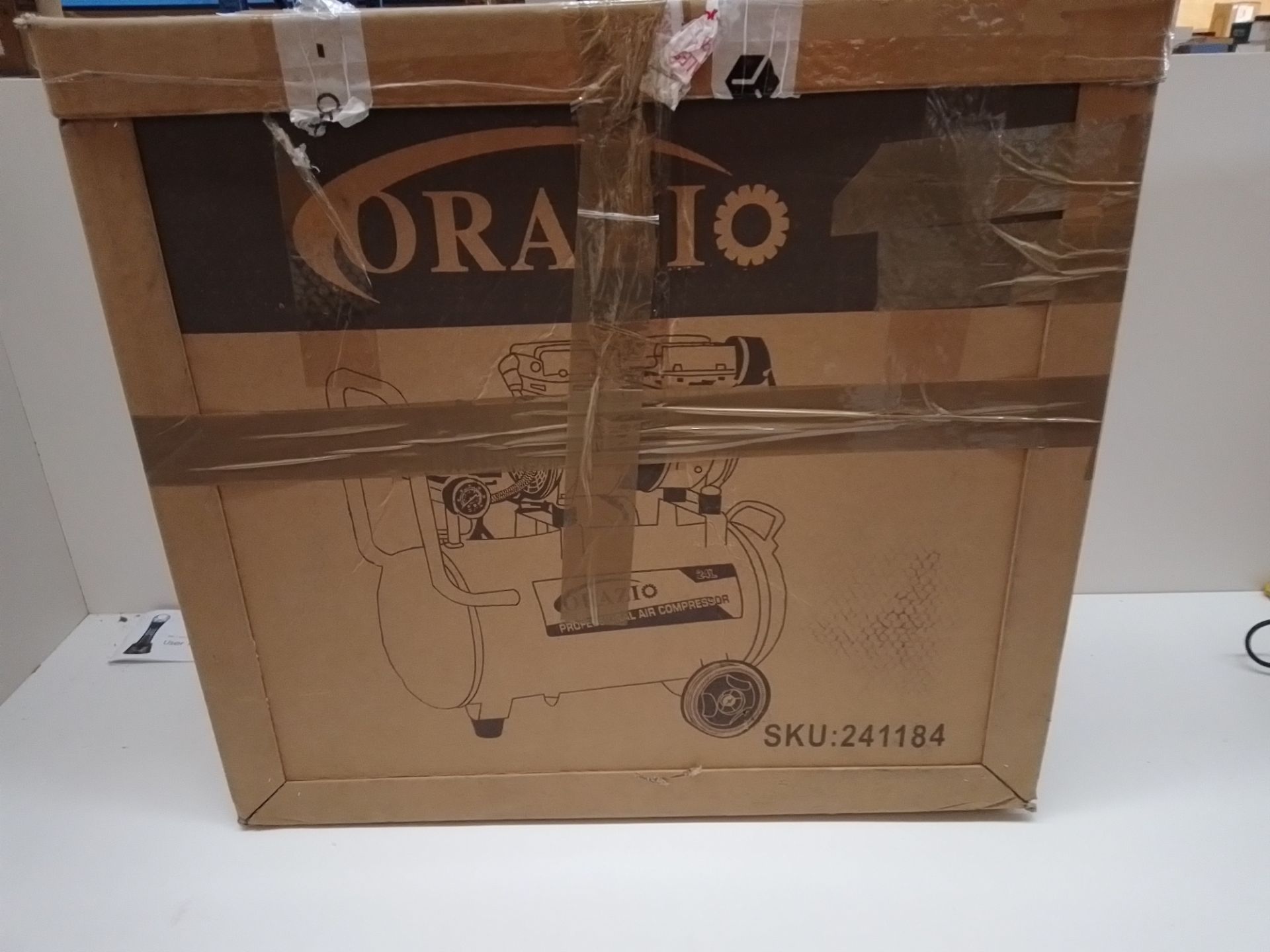 RRP £159.98 ORAZIO Air Compressor Oil Free 24 Litre