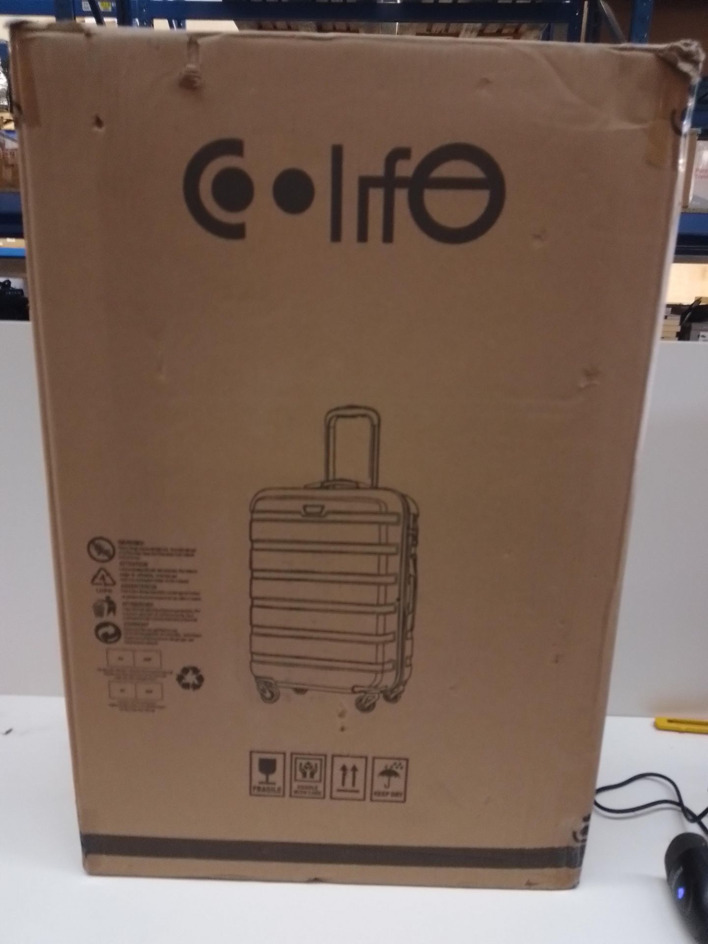RRP £101.99 COOLIFE Suitcase Trolley Carry On Hand Cabin Luggage - Image 2 of 2