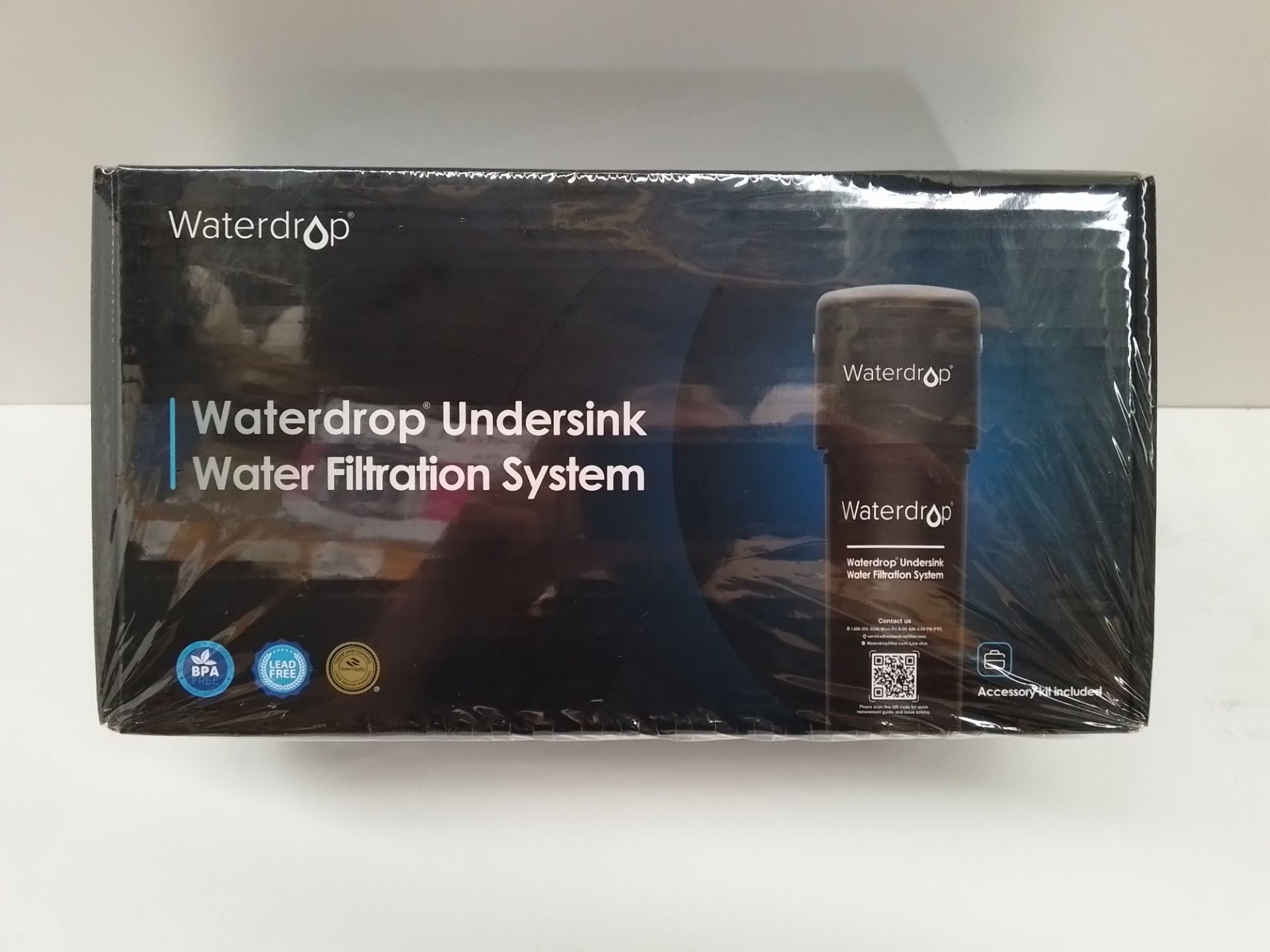 RRP £70.50 Waterdrop 10UB Under Sink Water Filter System with Dedicated Faucet - Image 2 of 2