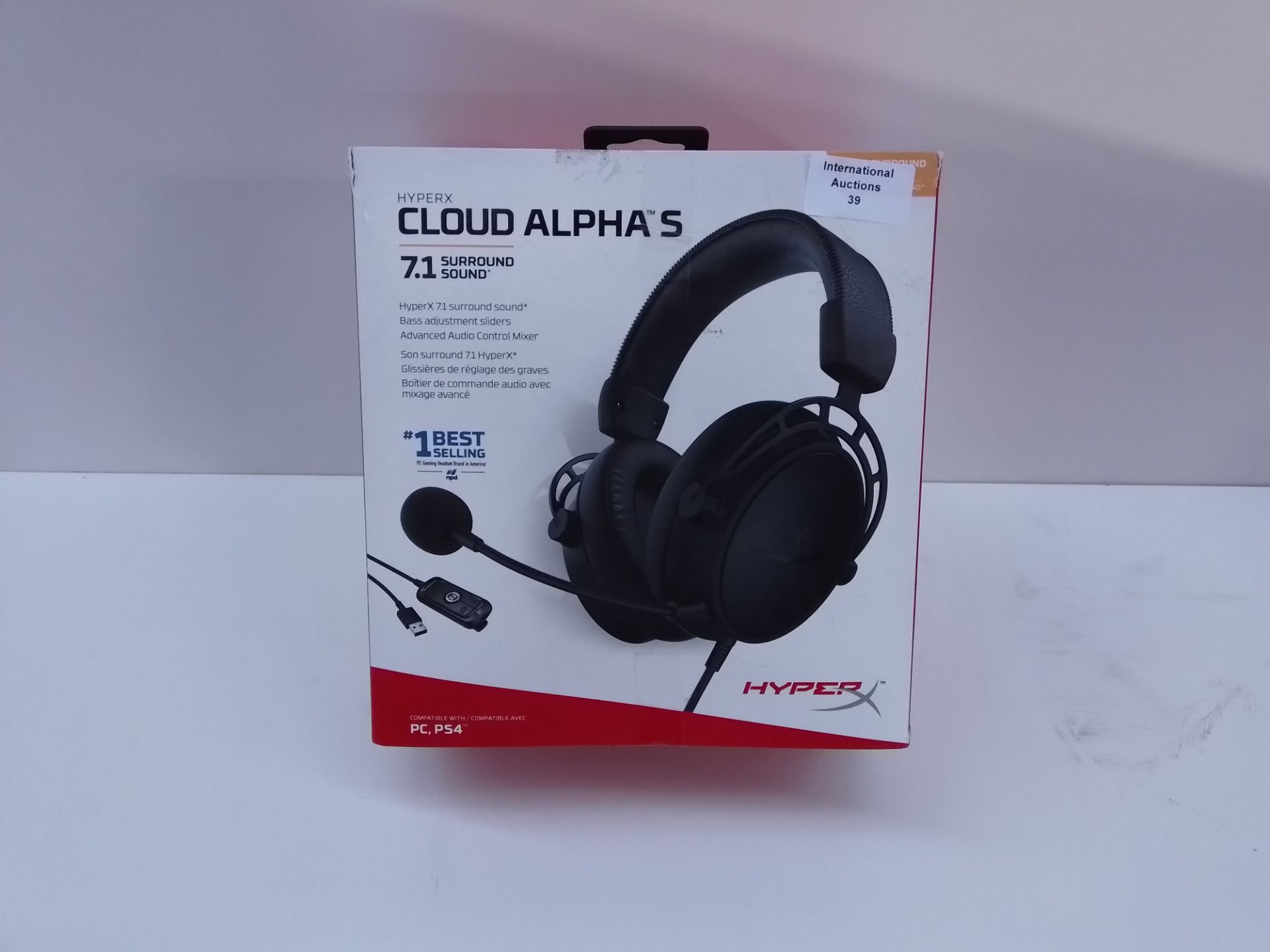 RRP £80.95 HyperX Cloud Alpha S - PC Gaming Headset - Image 2 of 2