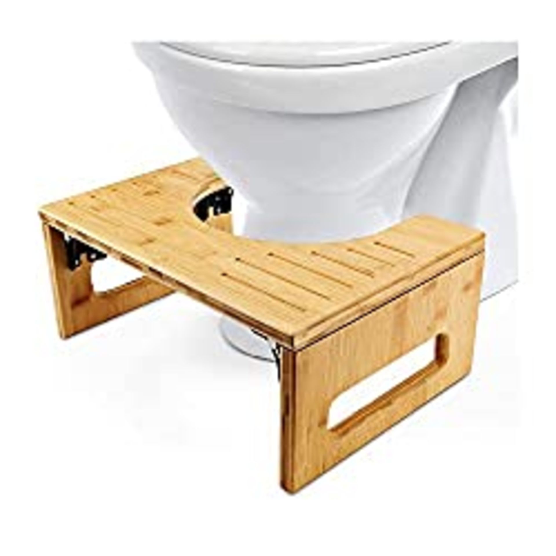 RRP £22.69 Nisorpa Wooden Toilet Stool Physiological Squatting