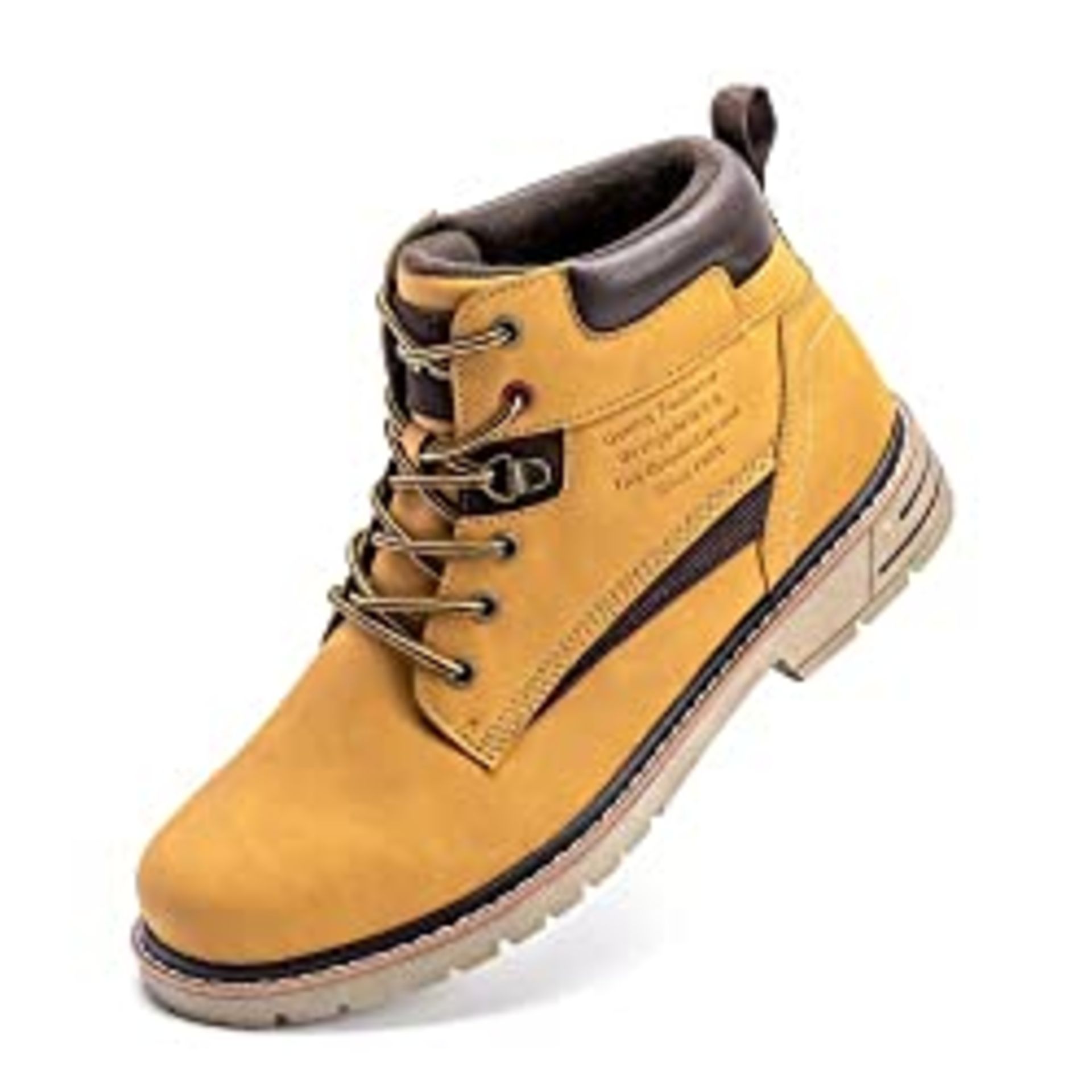 RRP £39.98 BayQ Men's Work Boots Casual Lace Up Ankle Boot