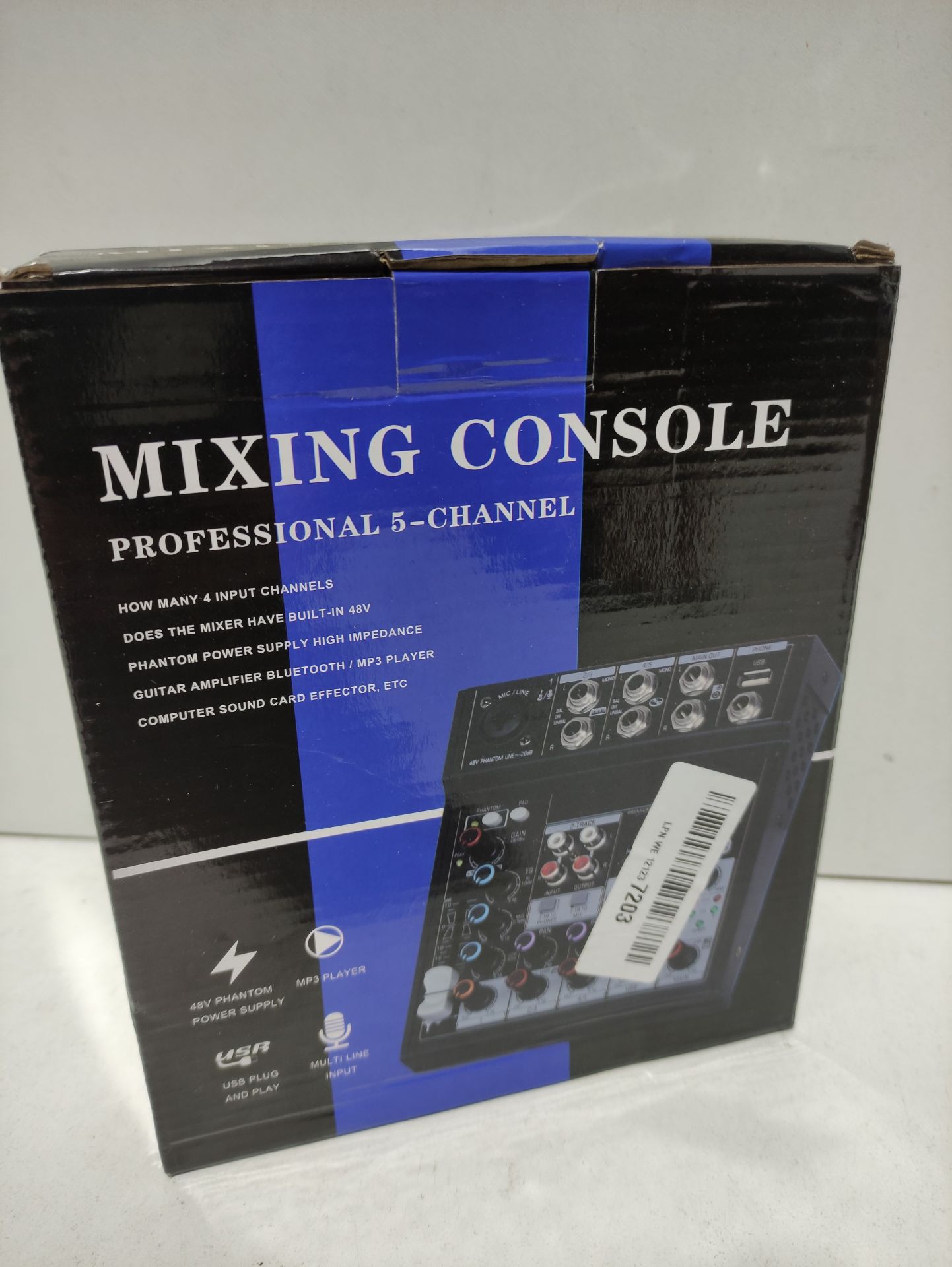 RRP £35.99 XTUGA TG5 4 Channel Audio Mixer - Image 2 of 2