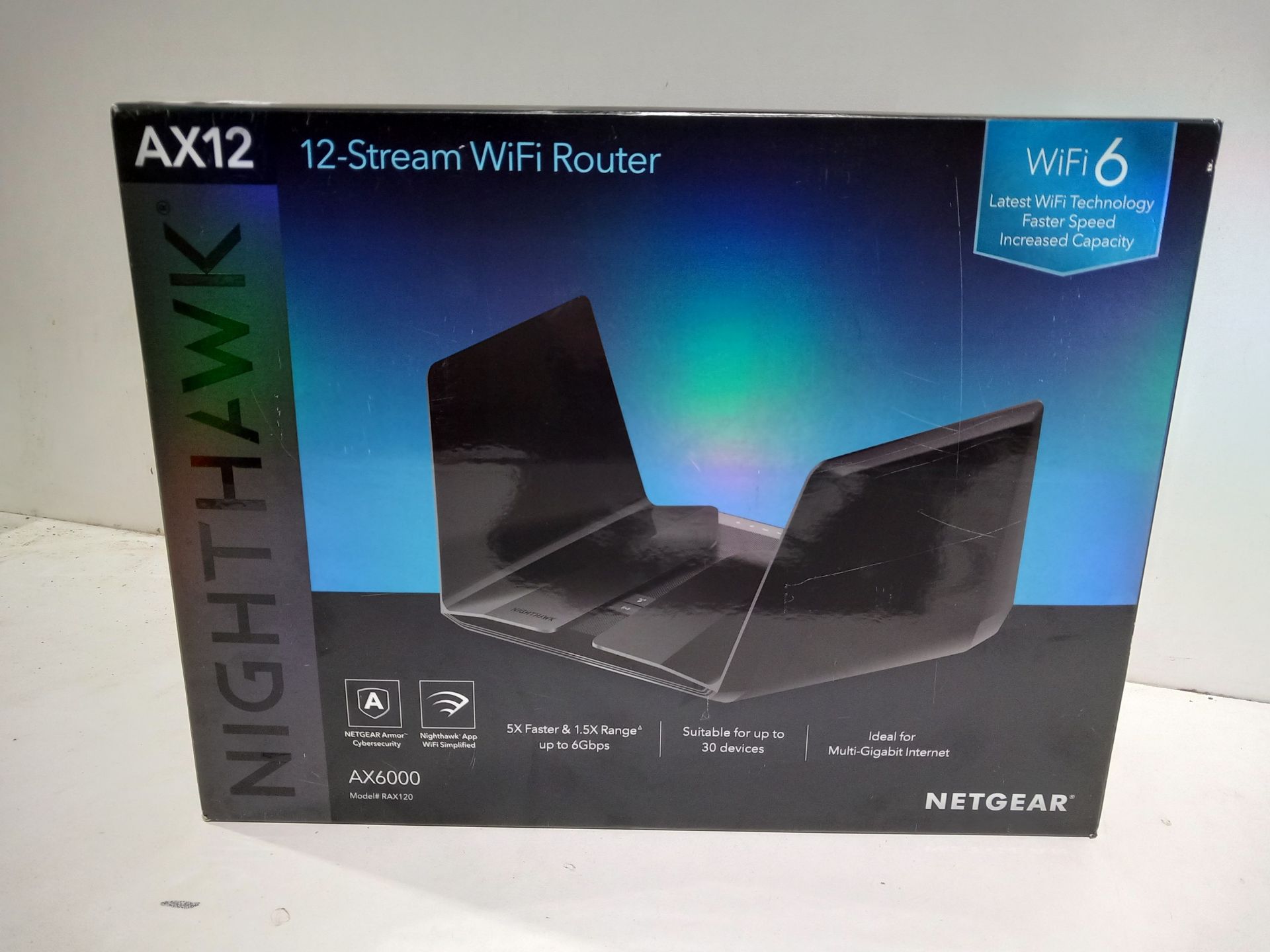 RRP £252.20 NETGEAR Nighthawk Wifi 6 Router - Image 2 of 2