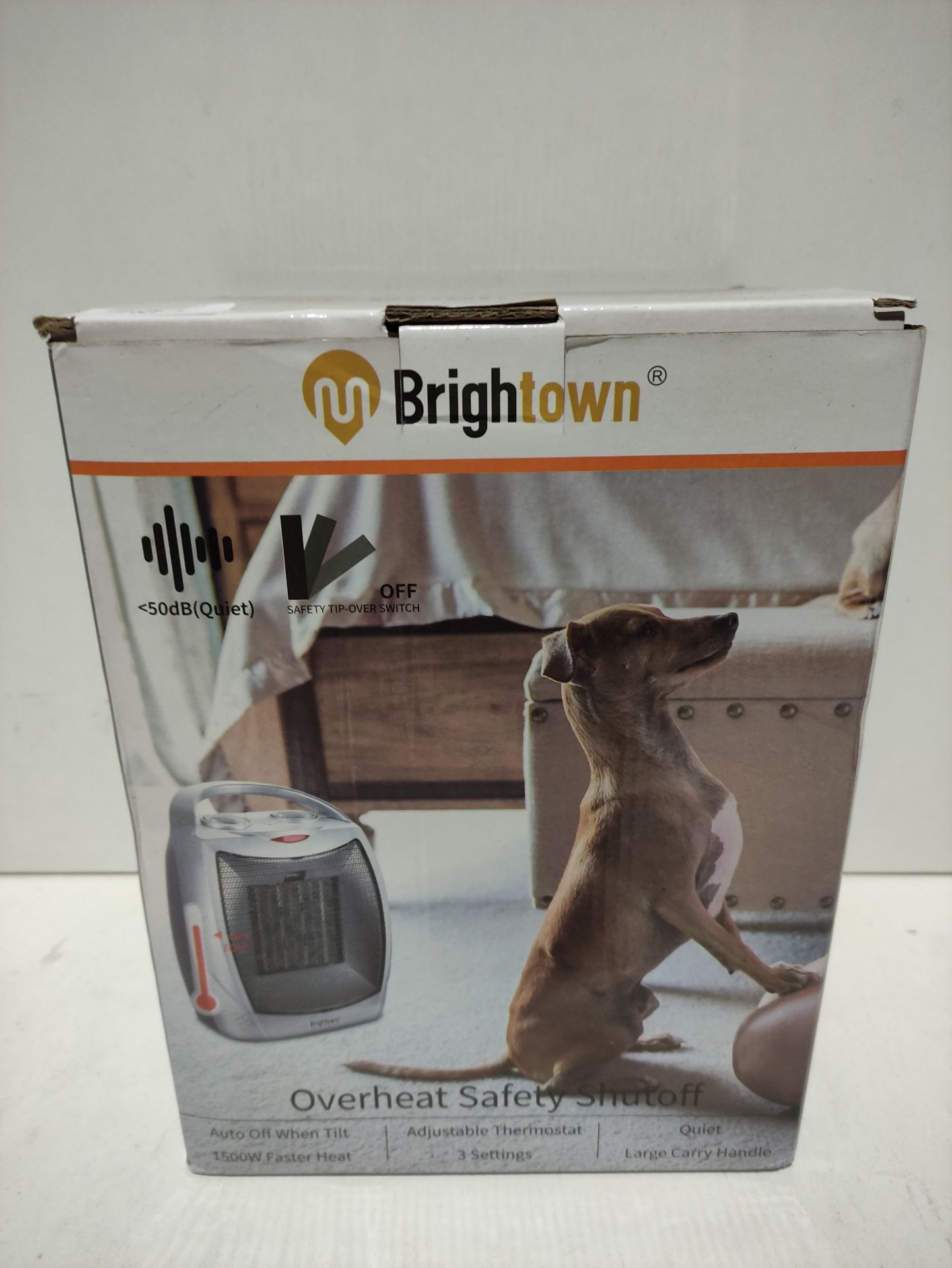RRP £28.79 Brightown Portable Electric Space Heater - Image 2 of 2
