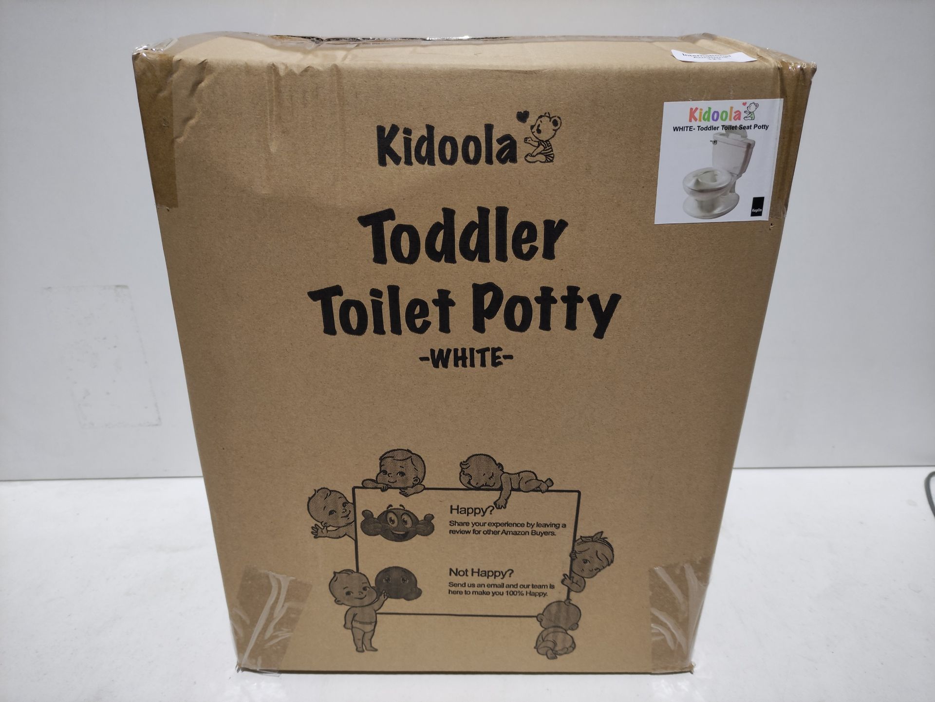 RRP £25.49 KIDOOLA Infant Potty Training Toilet - White - Image 2 of 2