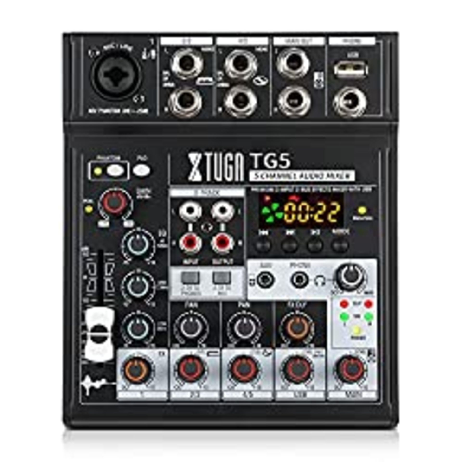 RRP £35.99 XTUGA TG5 4 Channel Audio Mixer