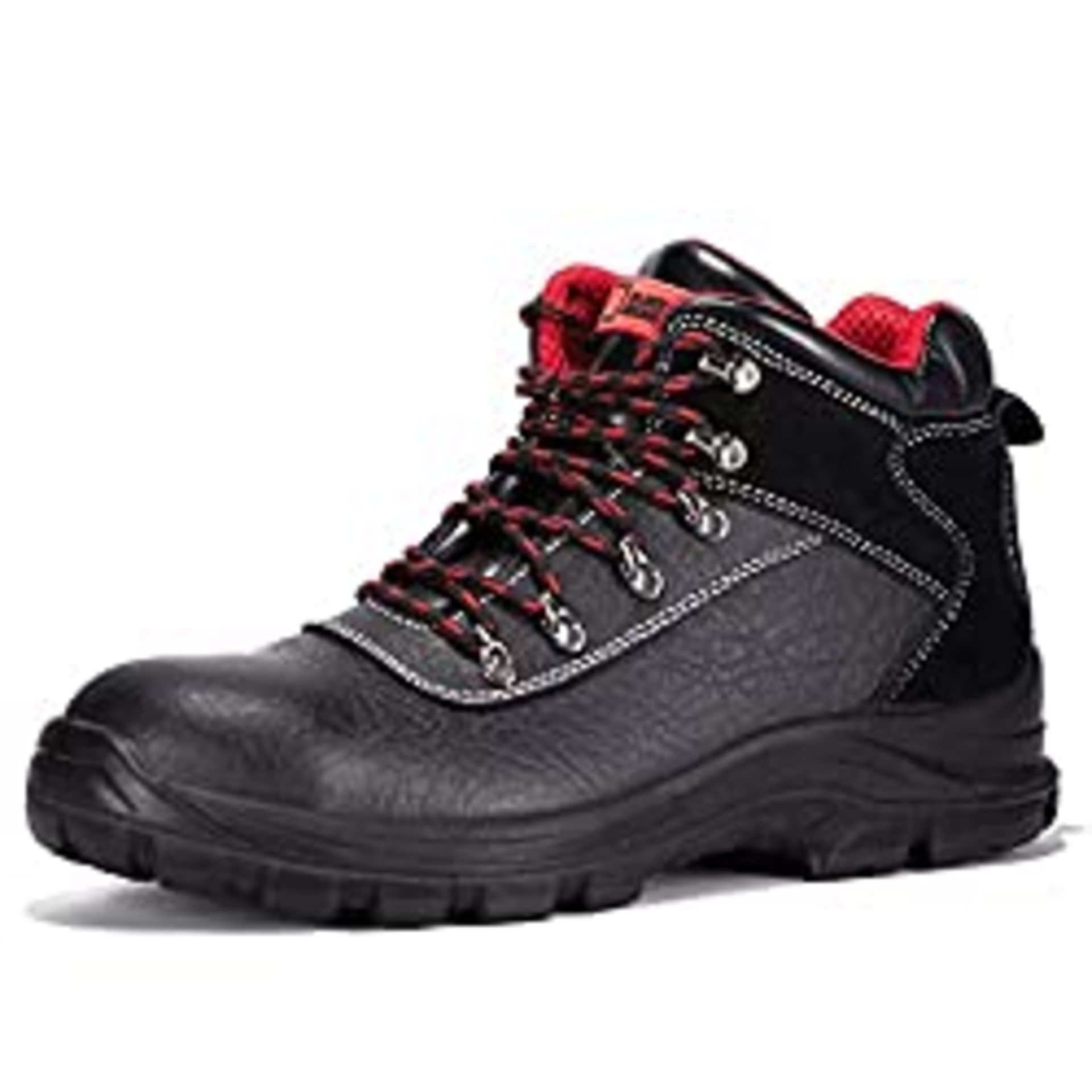 RRP £42.56 Mens Safety Boots Waterproof Leather Steel Toe Cap