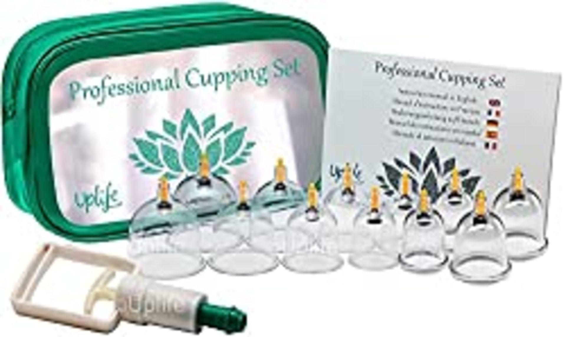 RRP £15.25 Uplife Chinese Cupping Therapy Set