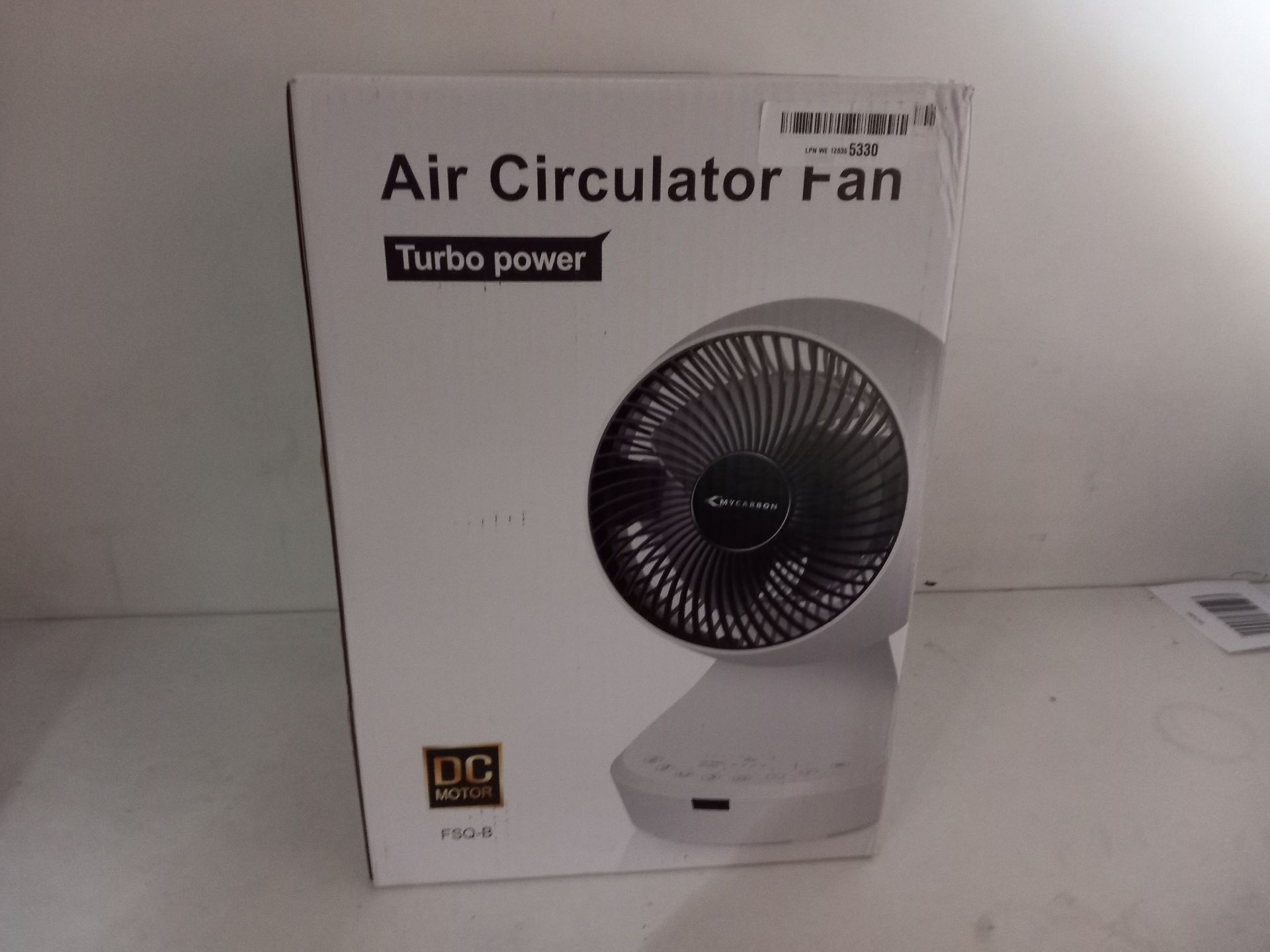 RRP £99.98 MYCARBON Quiet Fan DC Motor Desk Fans Turbo Wind Cooling - Image 2 of 2