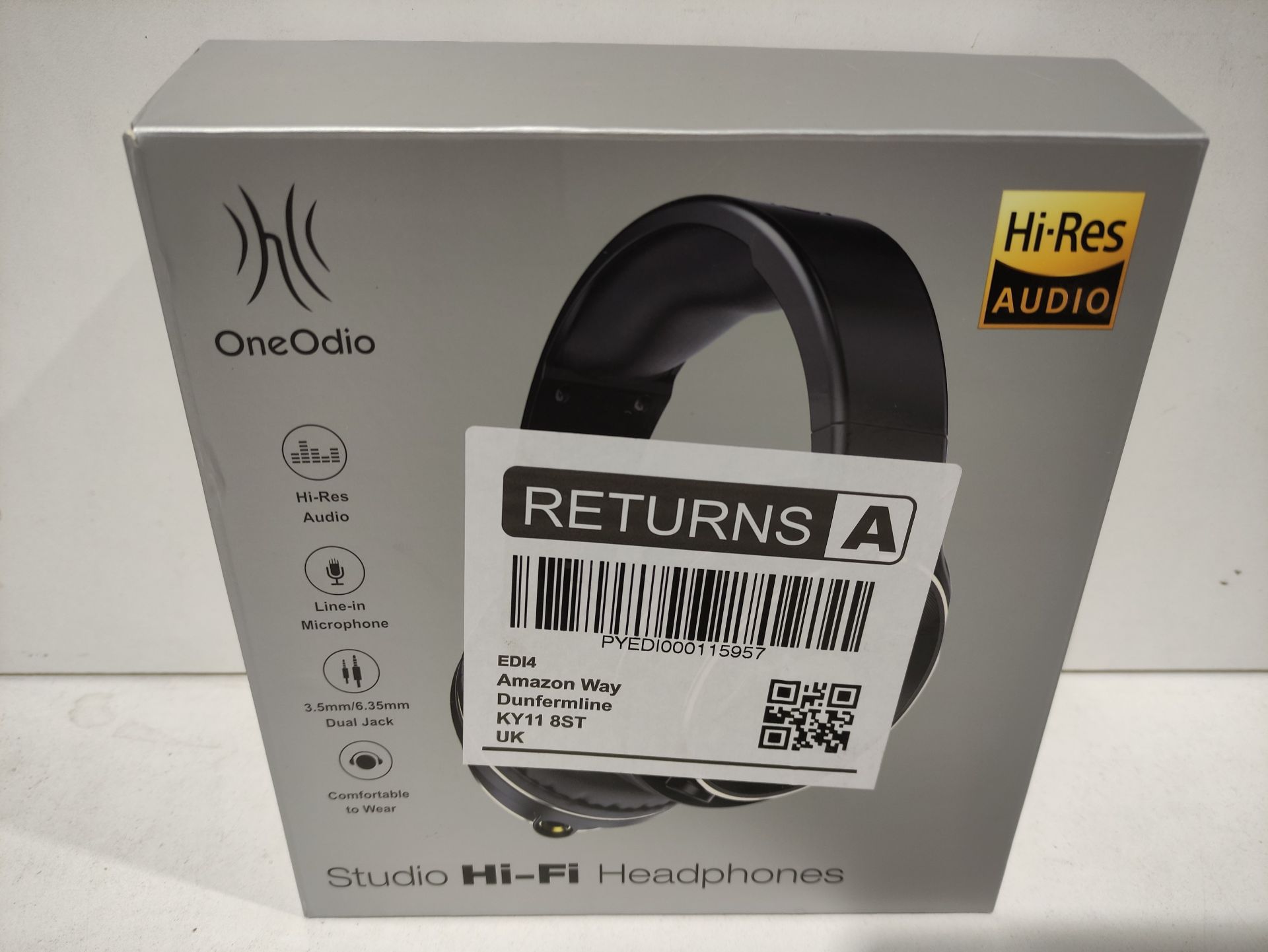 RRP £36.98 OneOdio Headphone Over Ear Wired Hi-Fi Studio Headphones - Image 2 of 2