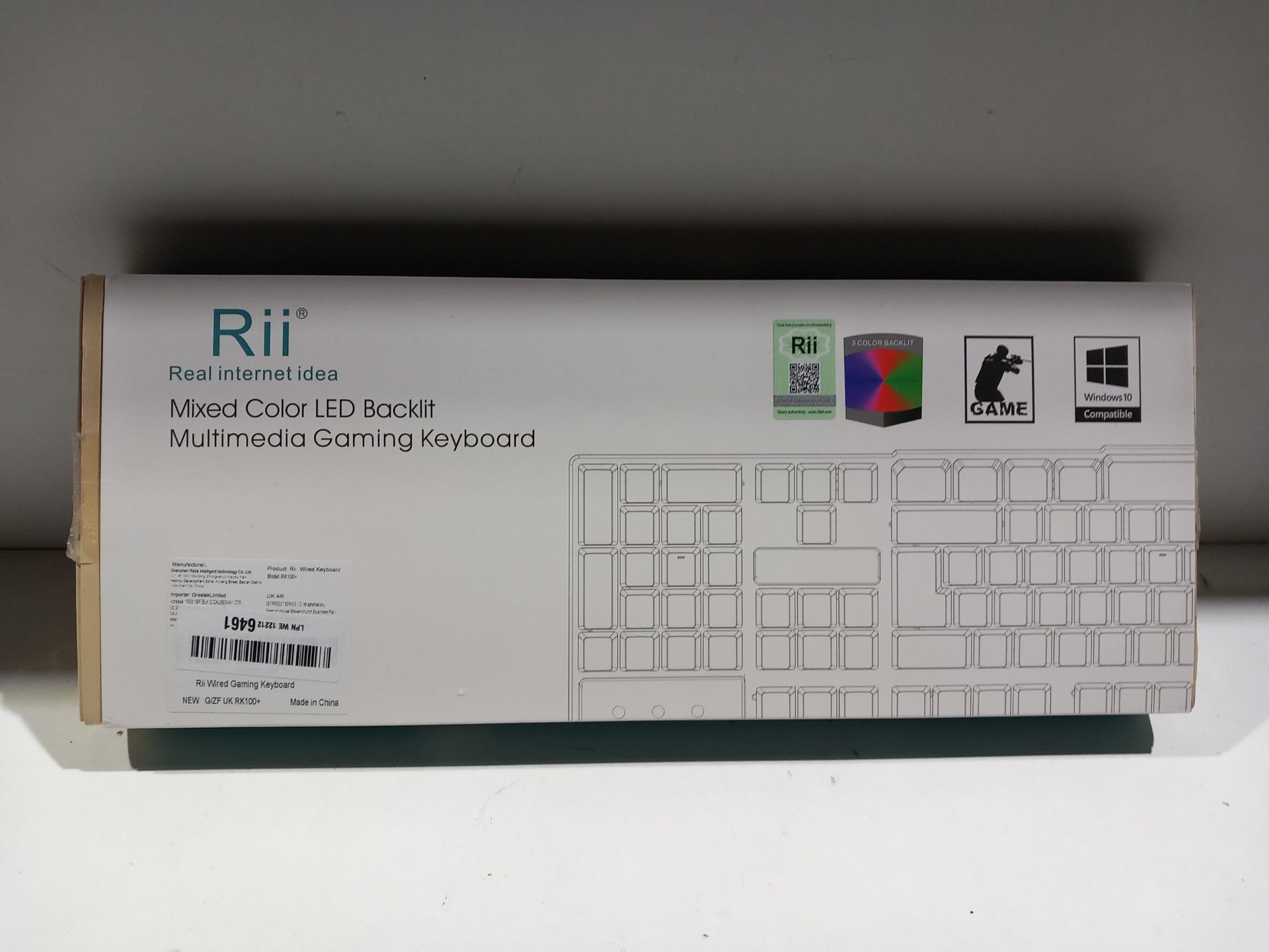 RRP £15.73 Bactlit Gaming Keyboard - Image 2 of 2