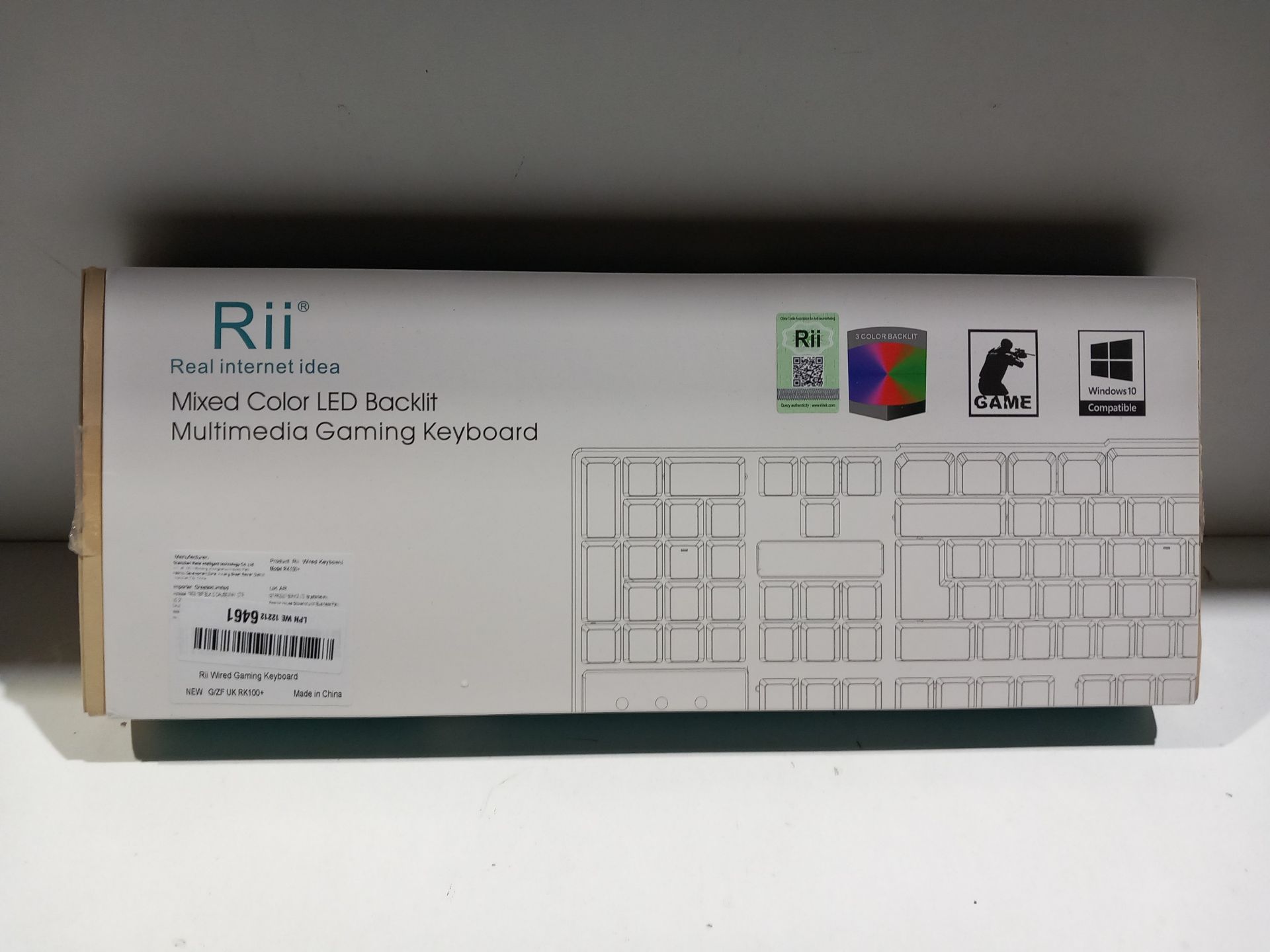 RRP £15.73 Bactlit Gaming Keyboard - Image 2 of 2