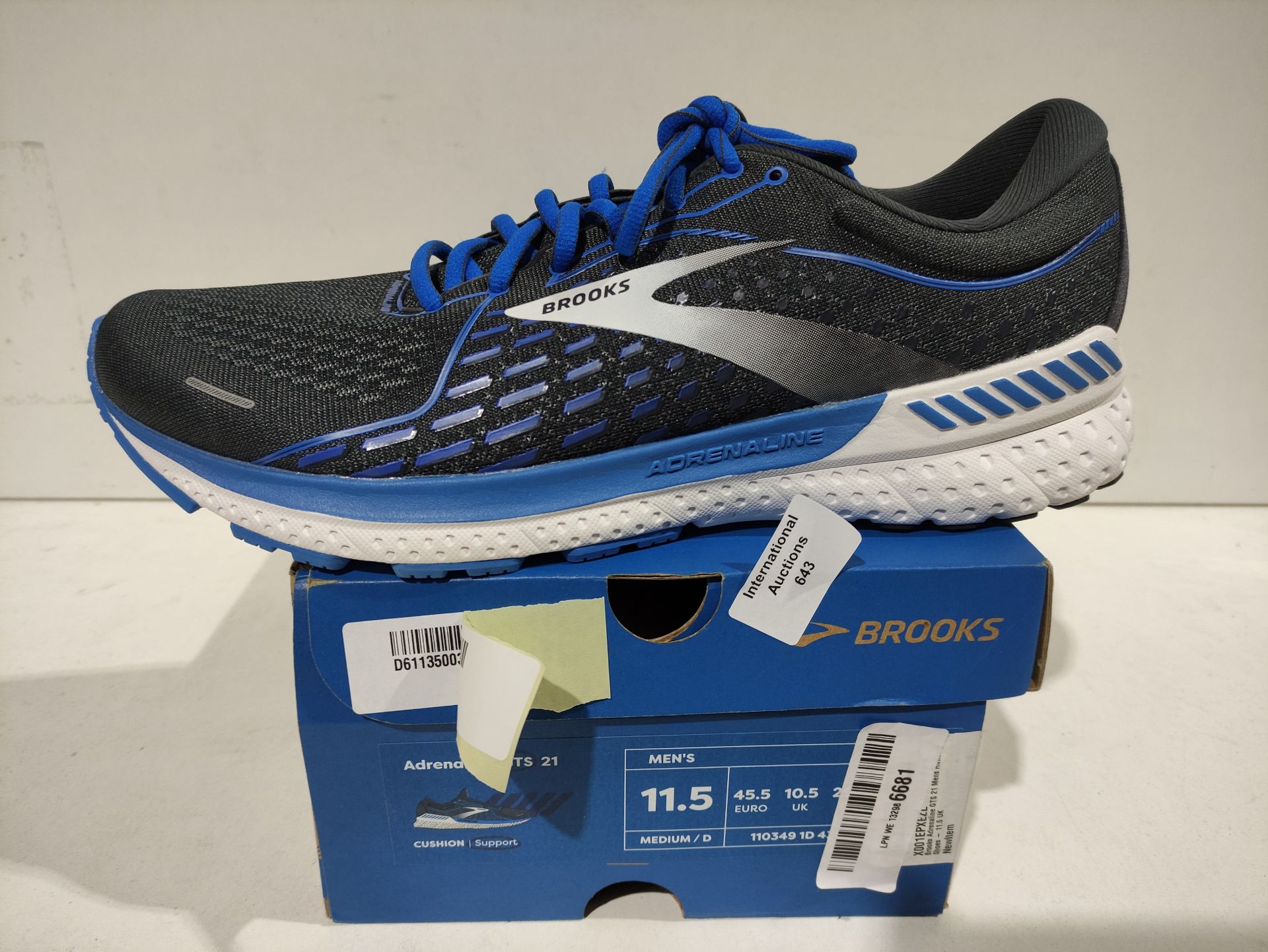 RRP £82.62 Brooks Adrenaline GTS 21 Mens Running Shoes - 11.5 UK - Image 2 of 2