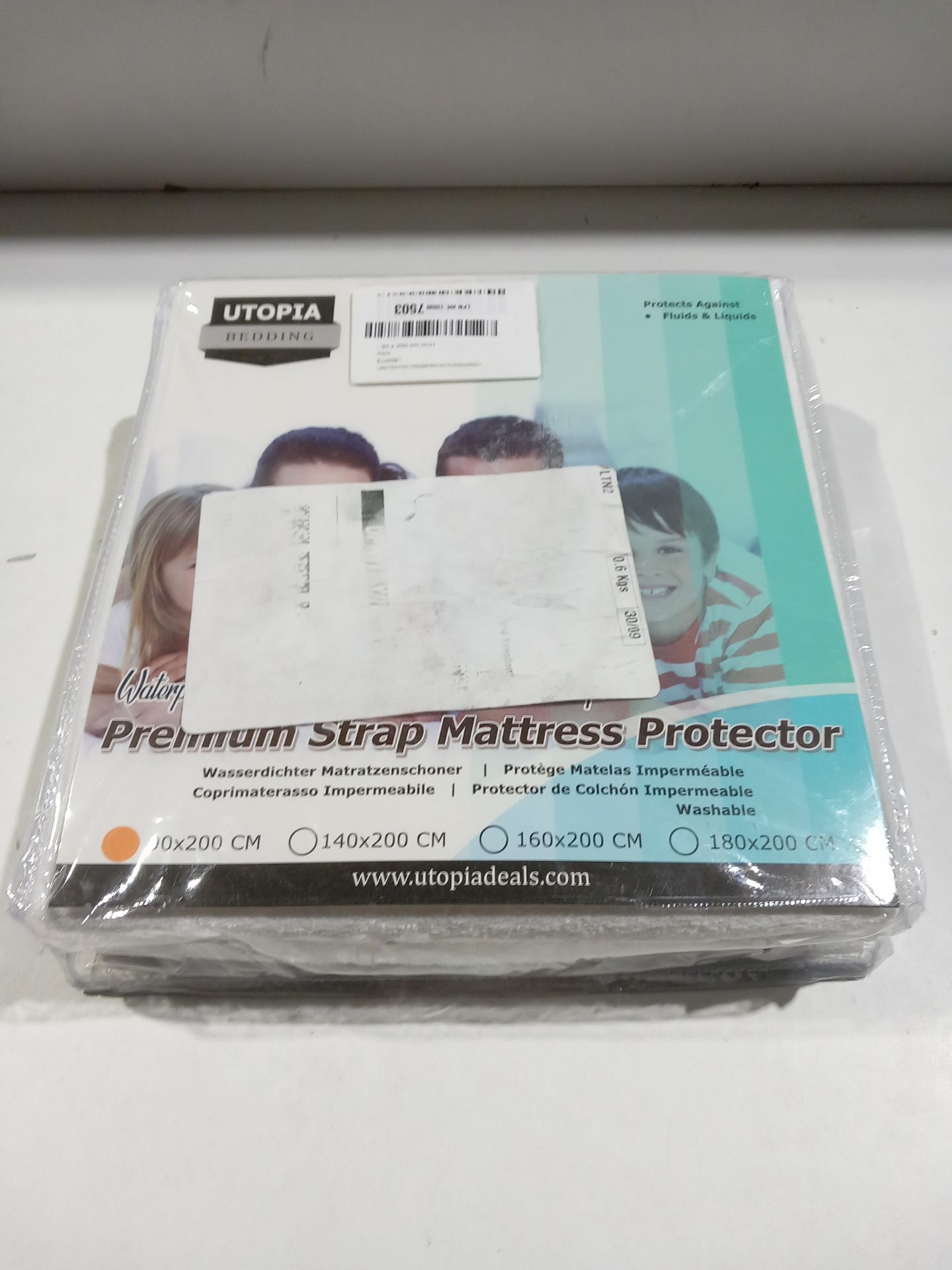 RRP £11.52 Utopia Bedding Waterproof Mattress Protector Single 90 x 200 cm - Image 2 of 2