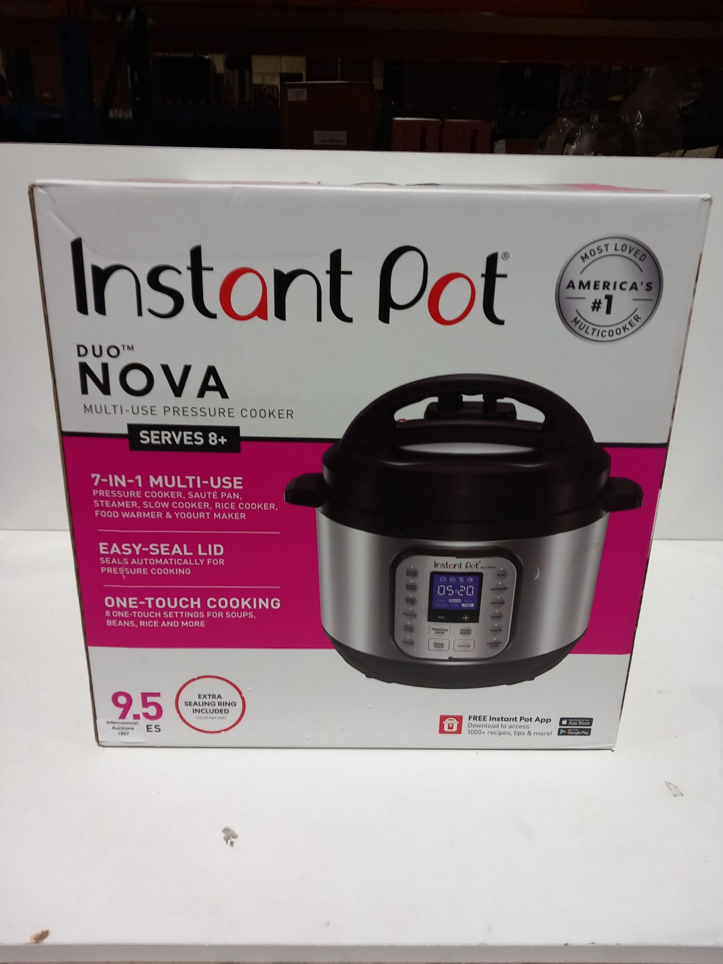 RRP £99.98 Instant Pot Duo Nova Electric Multi-Use Pressure Cooker - Image 2 of 2