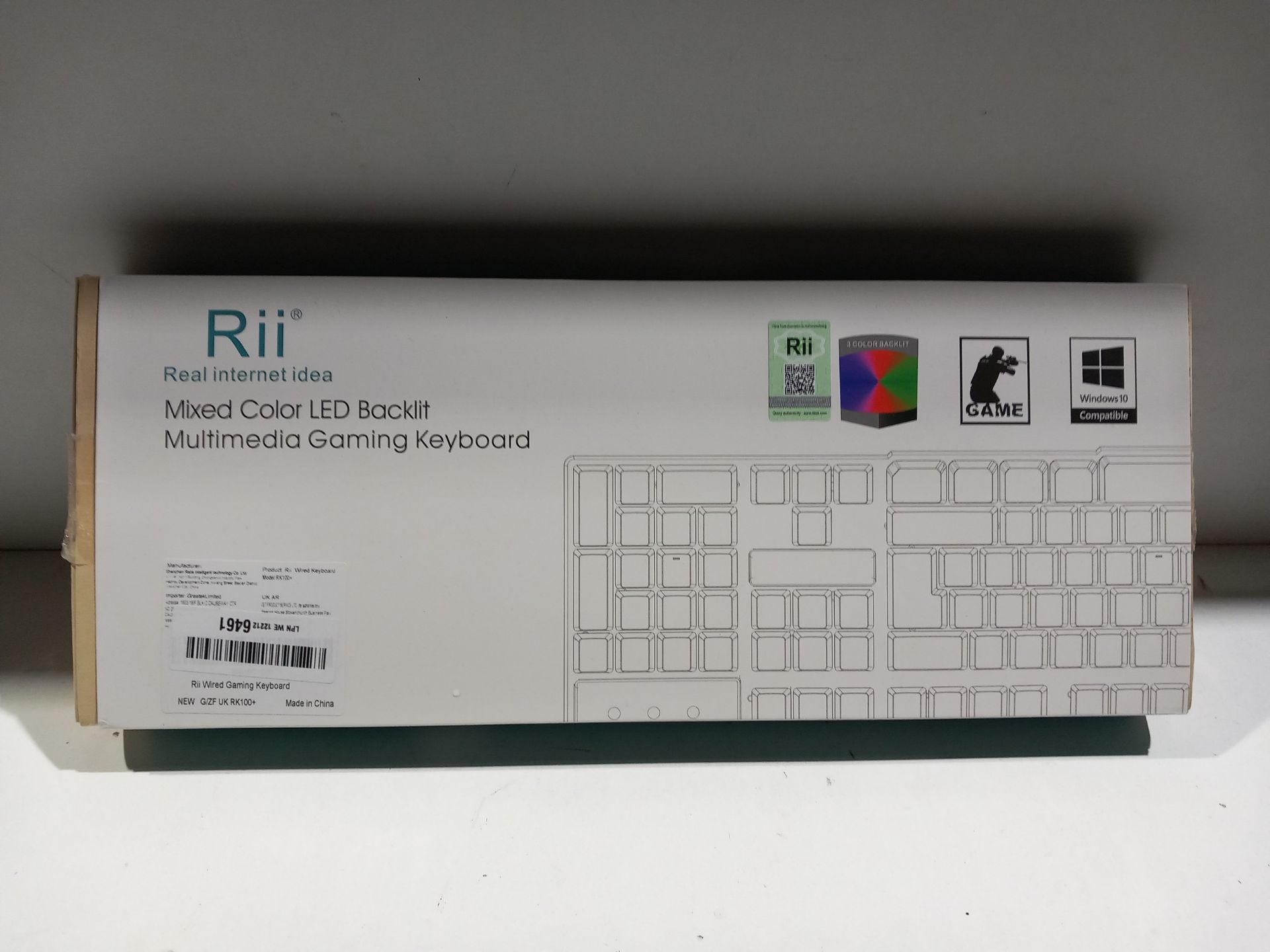 RRP £15.73 Bactlit Gaming Keyboard - Image 2 of 2