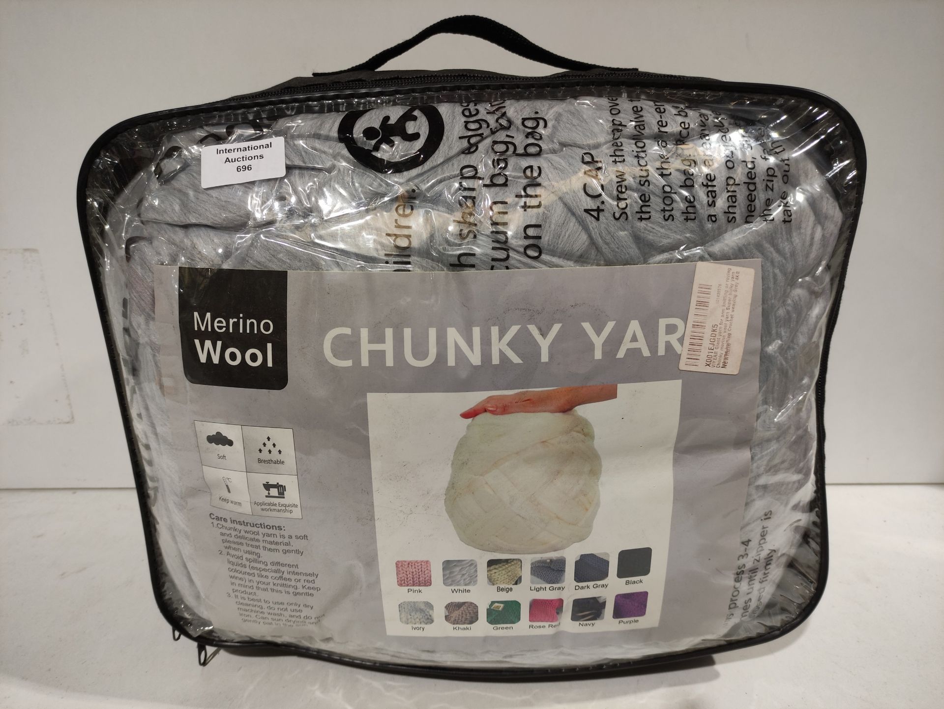 RRP £89.99 VIYEAR Giant yarn for arm knitting or roving Chunky - Image 2 of 2