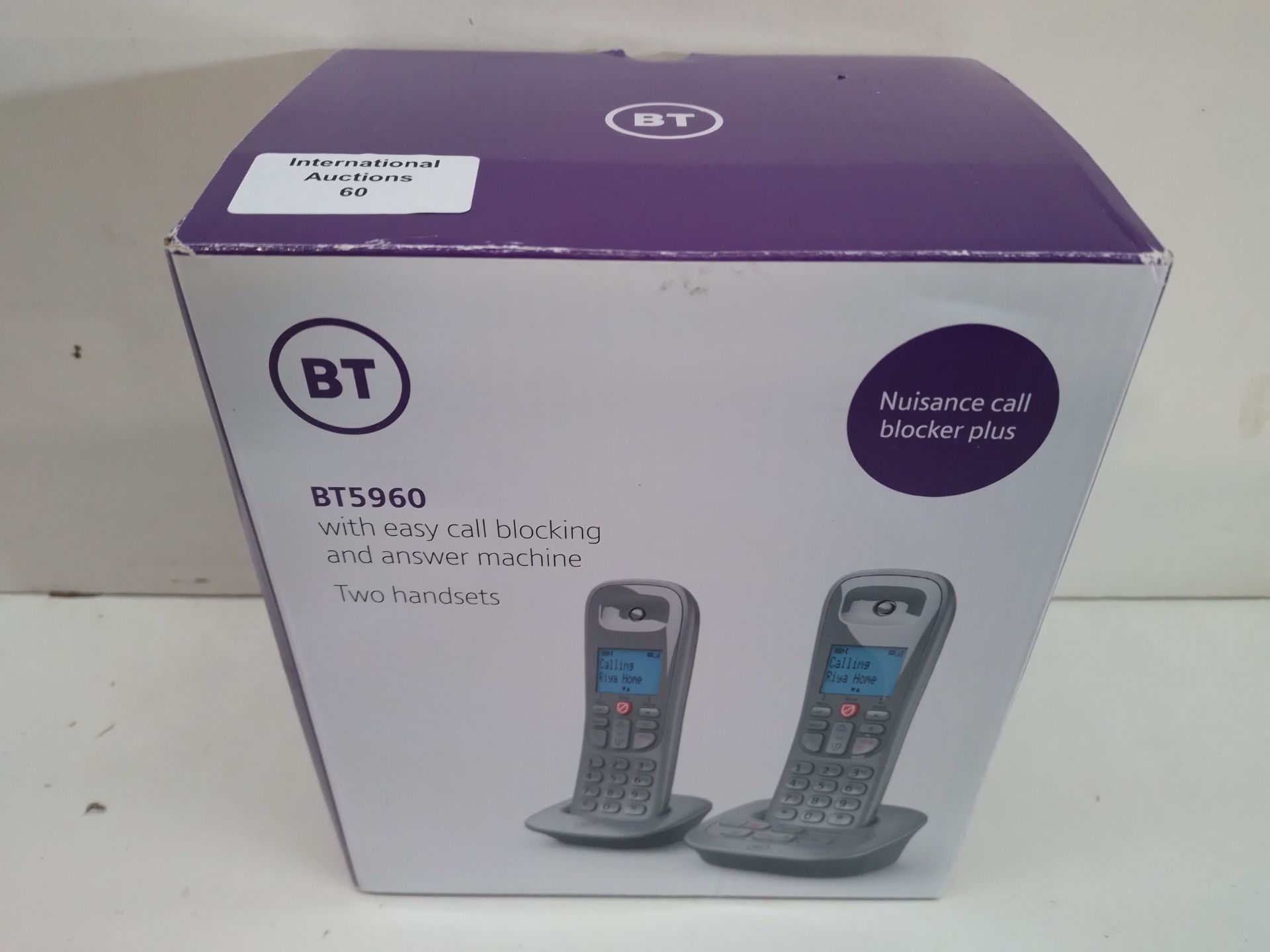 RRP £49.85 BT 5960 Digital Cordless Telephone with Nuisance Call - Image 2 of 2