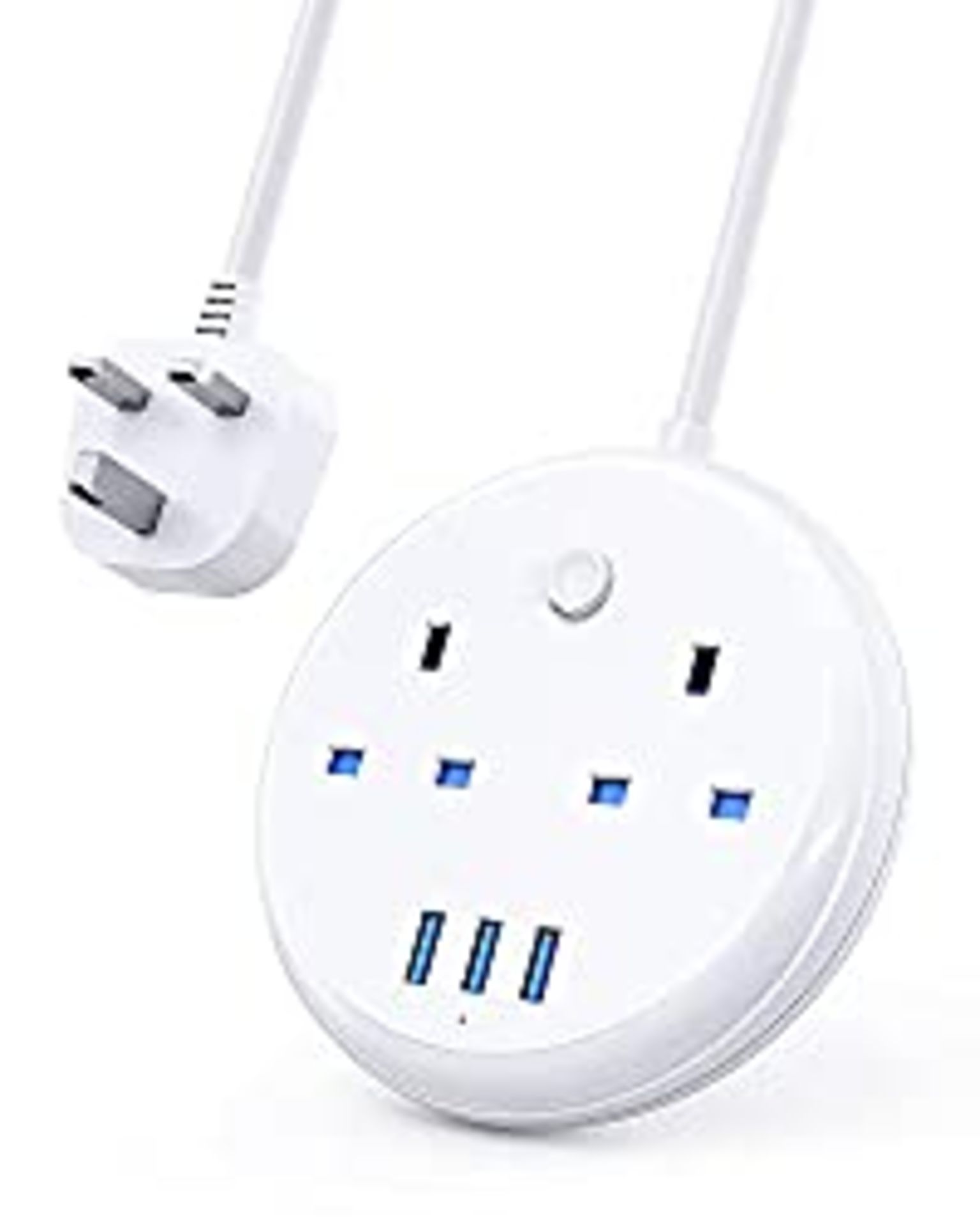 RRP £13.99 Small Extension Lead with USB by KOOSLA