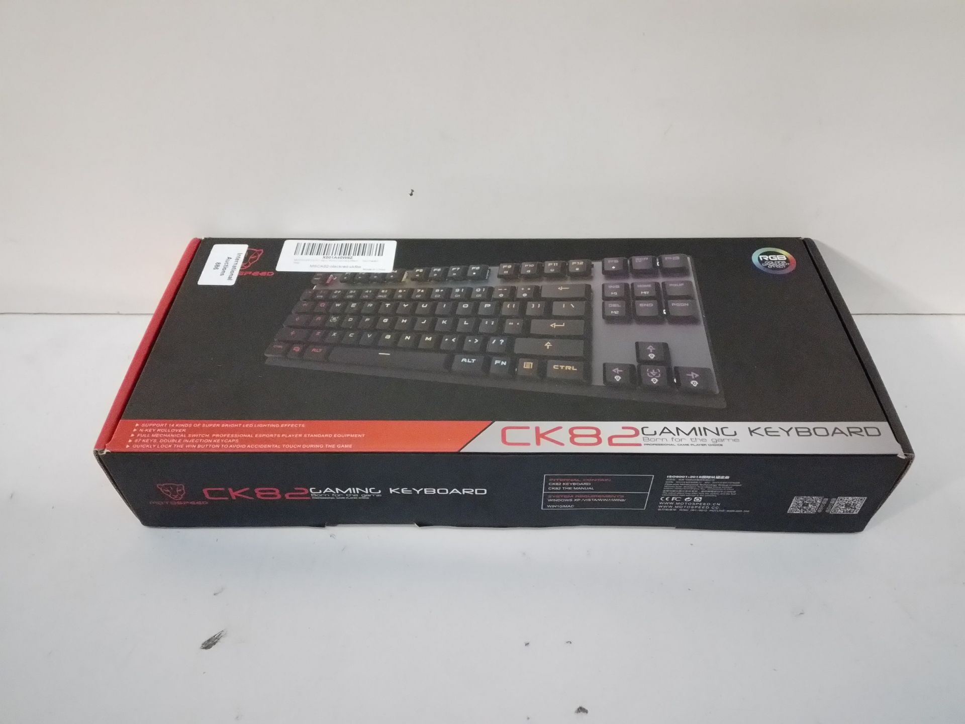 RRP £29.99 Motospeed Professional Gaming Mechanical Keyboard RGB - Image 2 of 2