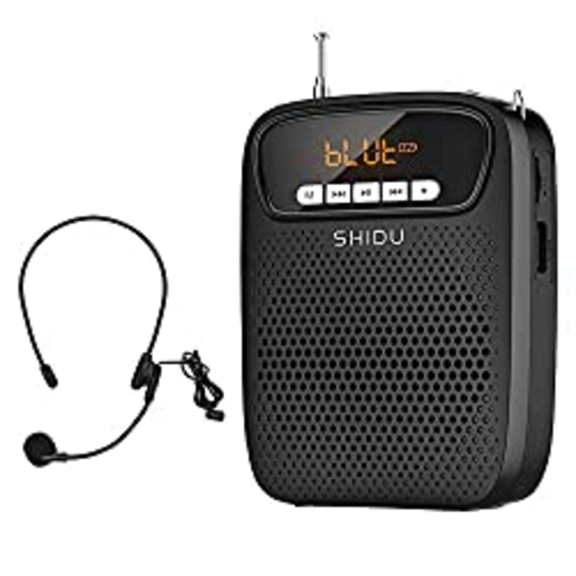 RRP £38.99 Bluetooth Voice Amplifier with Wired Microphone