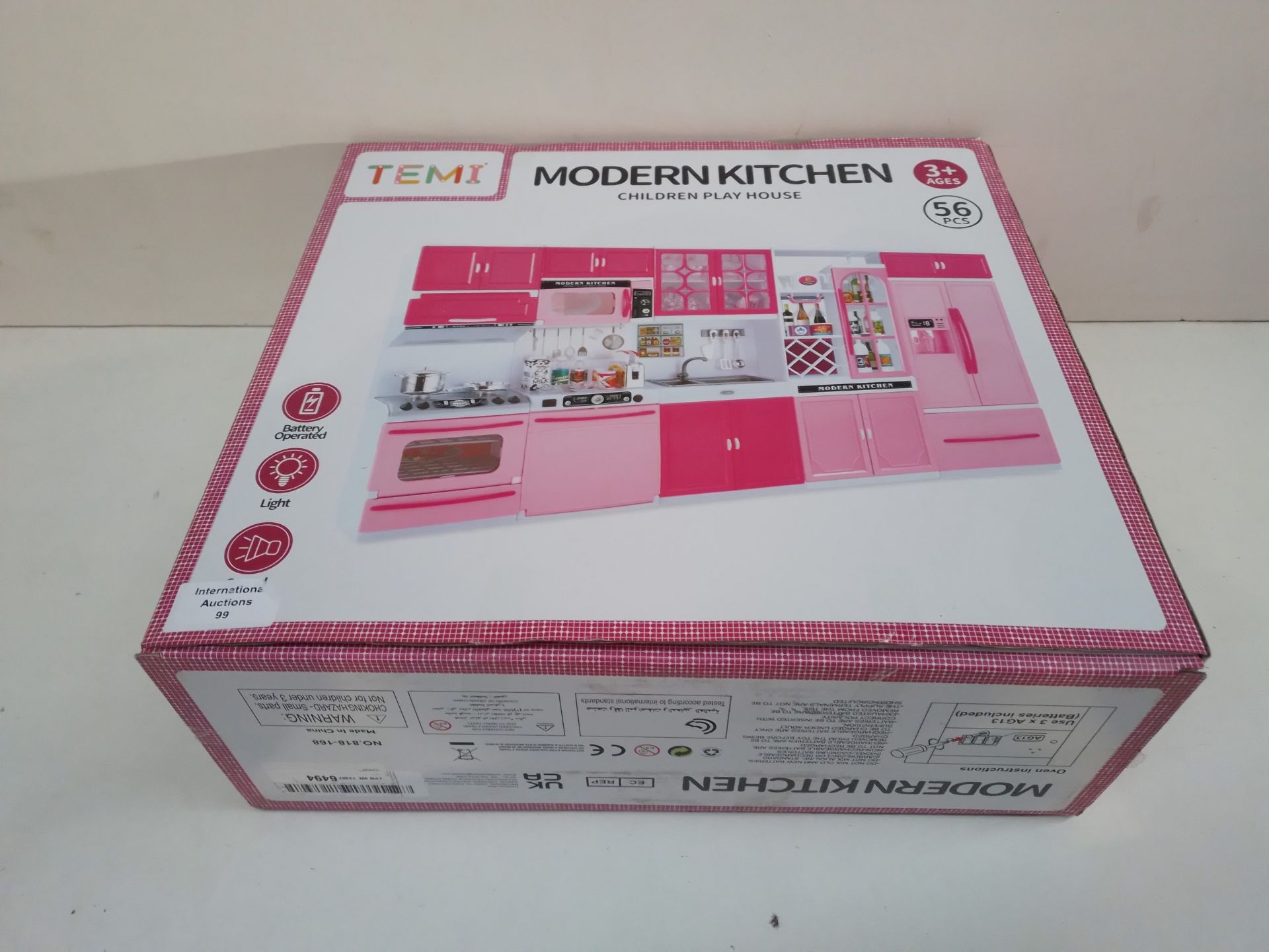 RRP £29.99 TEMI Kitchen Playset for Kids - Image 2 of 2