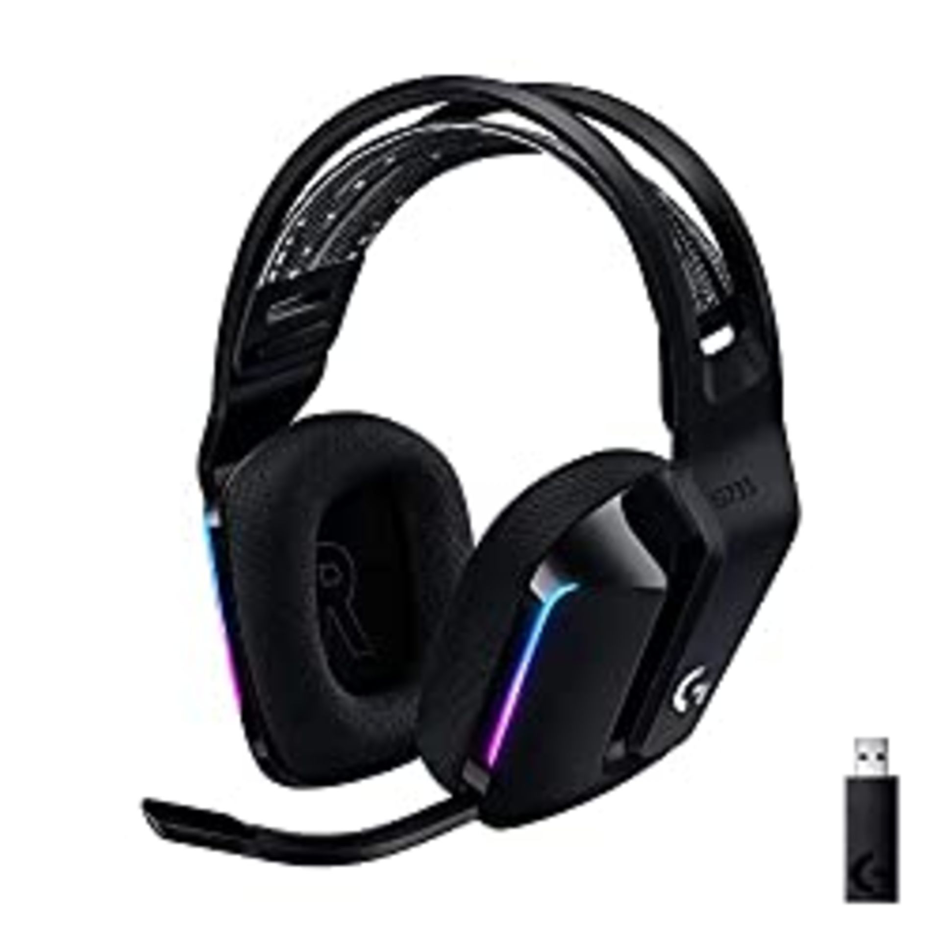 RRP £103.22 Logitech G733 LIGHTSPEED Wireless Gaming Headset with suspension headband