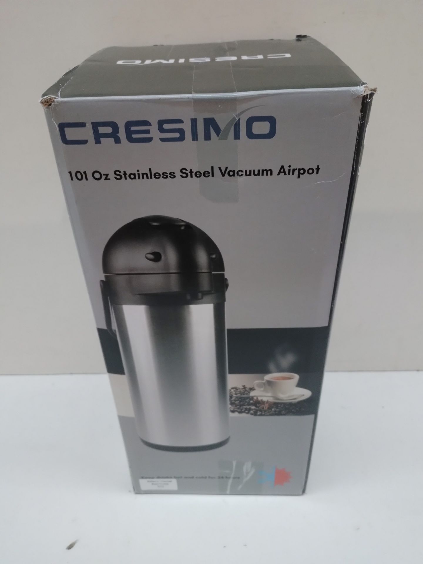 RRP £40.63 3L Pump Action Airpot - Thermal Coffee Flask - Image 2 of 2