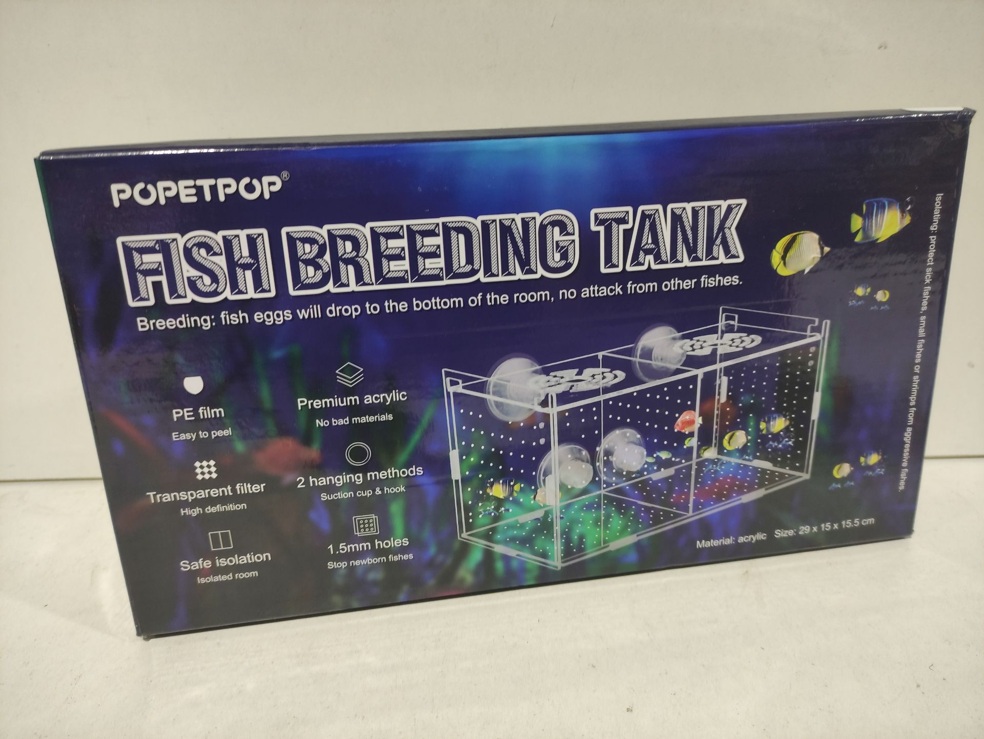 RRP £26.99 POPETPOP Fish Breeding Box - Image 2 of 2