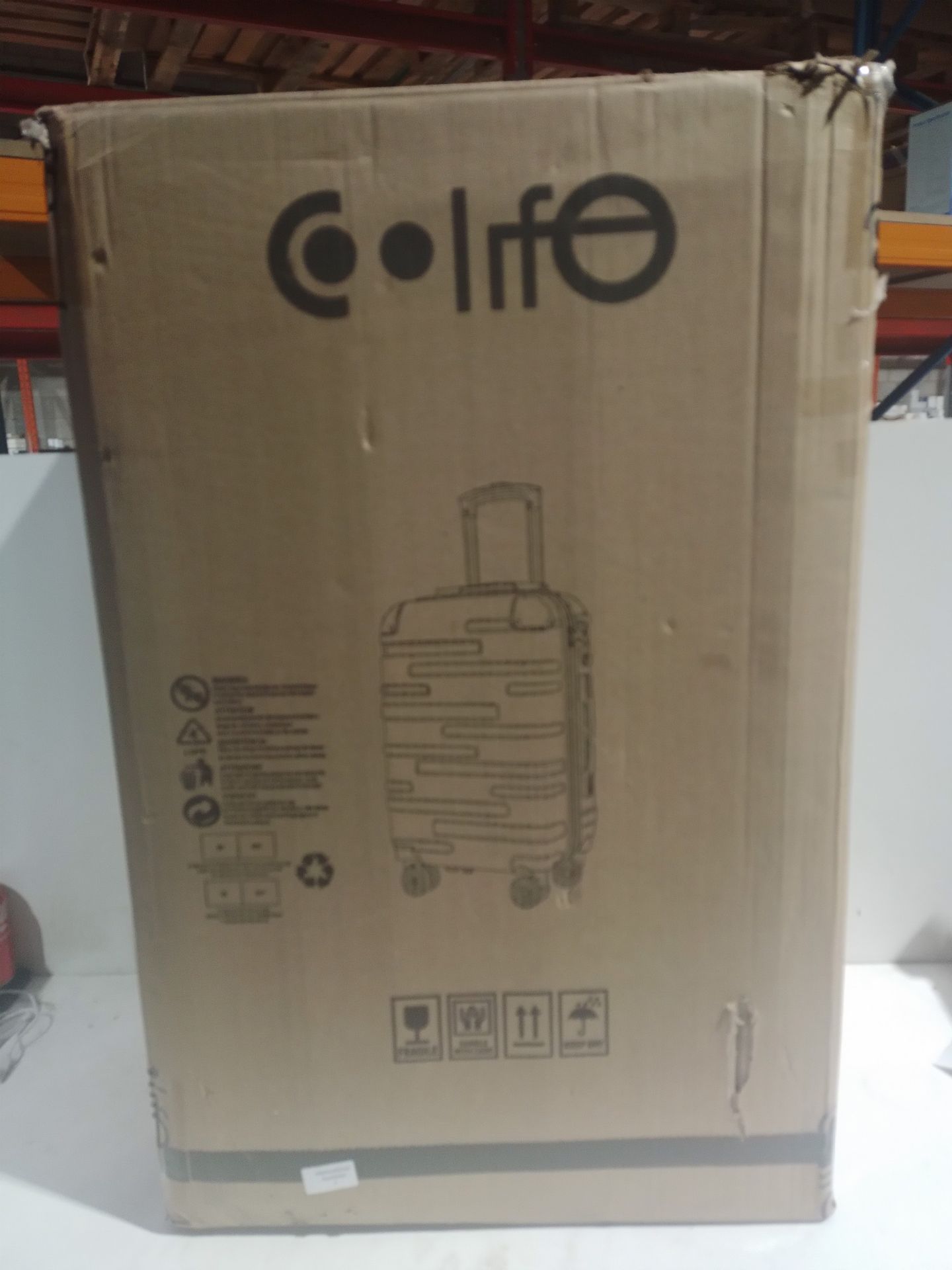 RRP £129.98 COOLIFE Hard Shell Suitcase with TSA Lock and 4 Spinner - Image 2 of 2