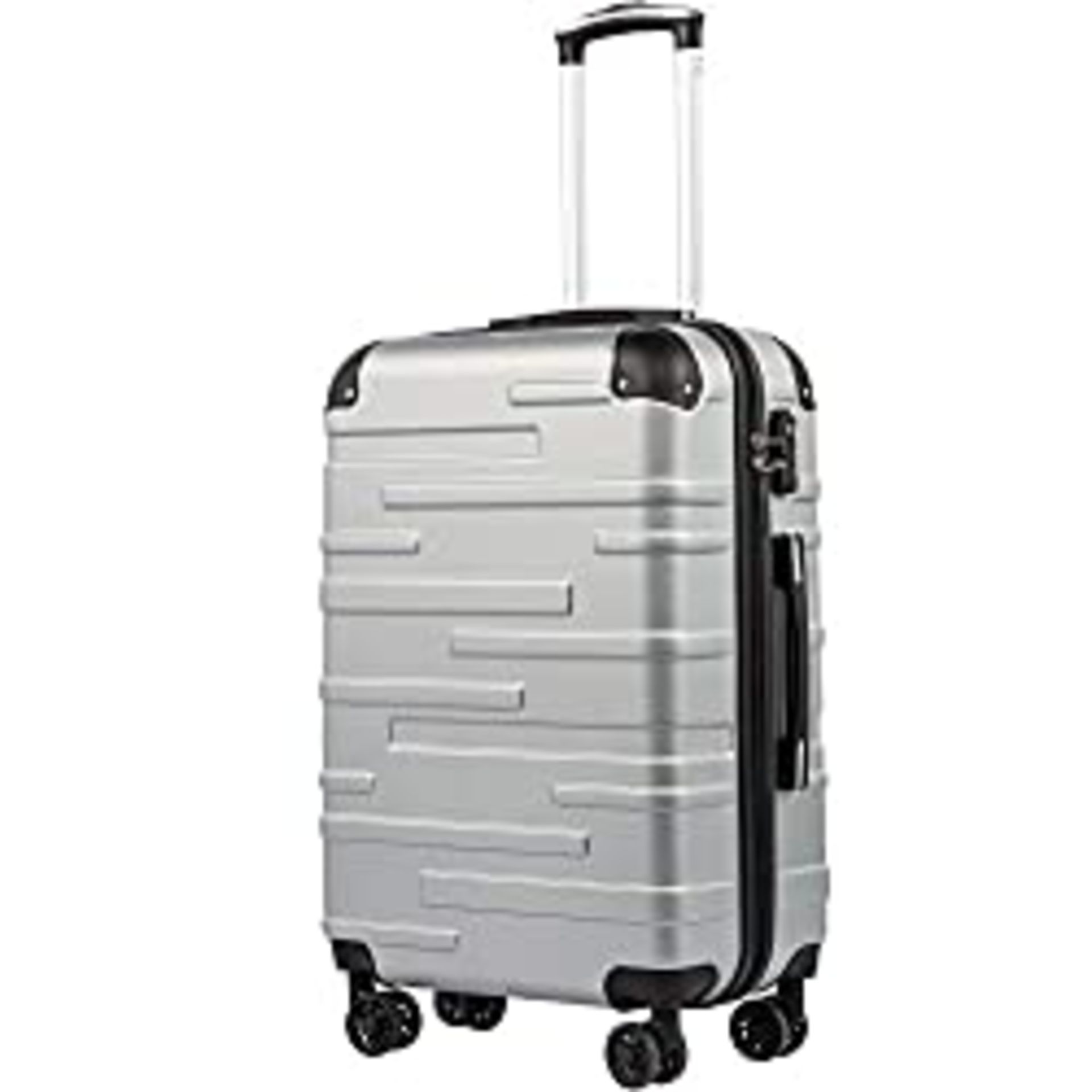 RRP £129.98 COOLIFE Hard Shell Suitcase with TSA Lock and 4 Spinner