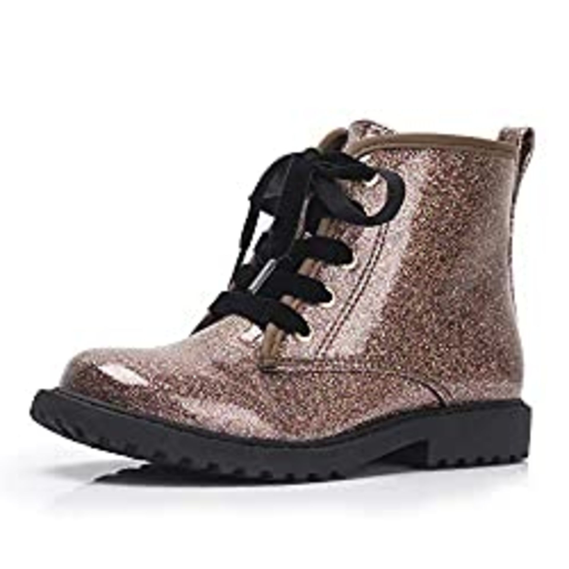 RRP £43.19 FITORY Kids Girls Glitter Ankle Boots Warm Waterproof